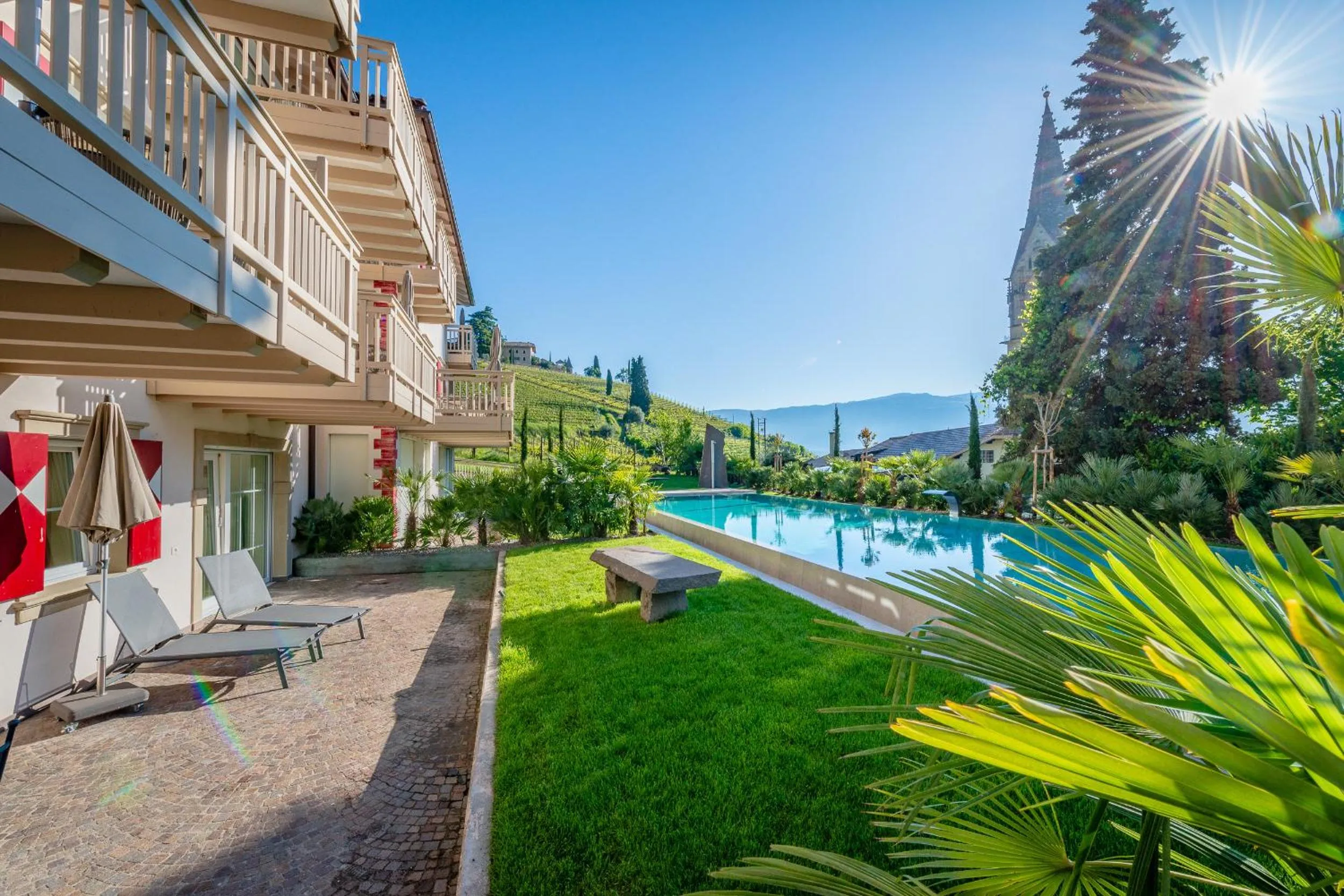 Property building in Überbacherhof