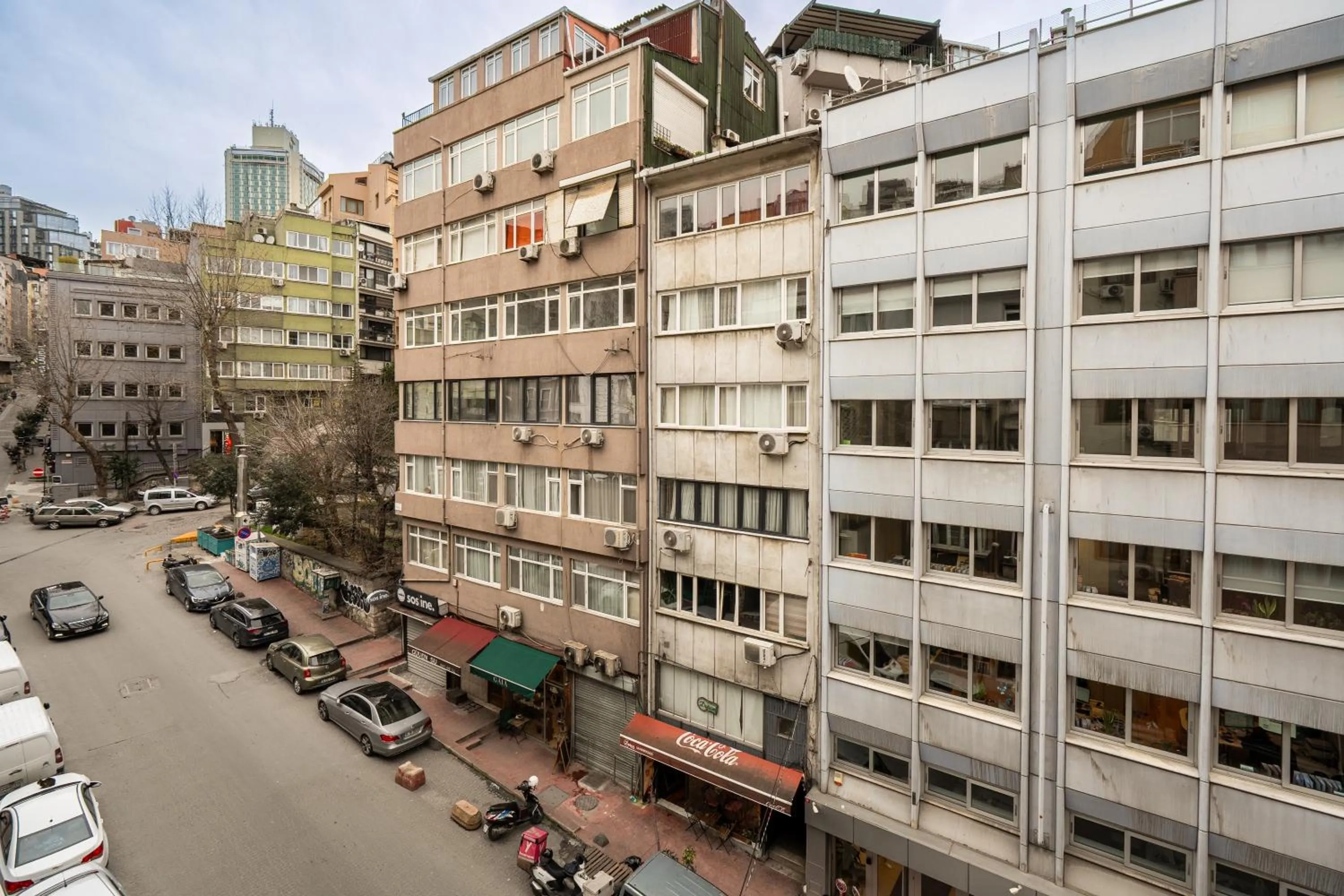 City view in Cihangir Palace Hotel