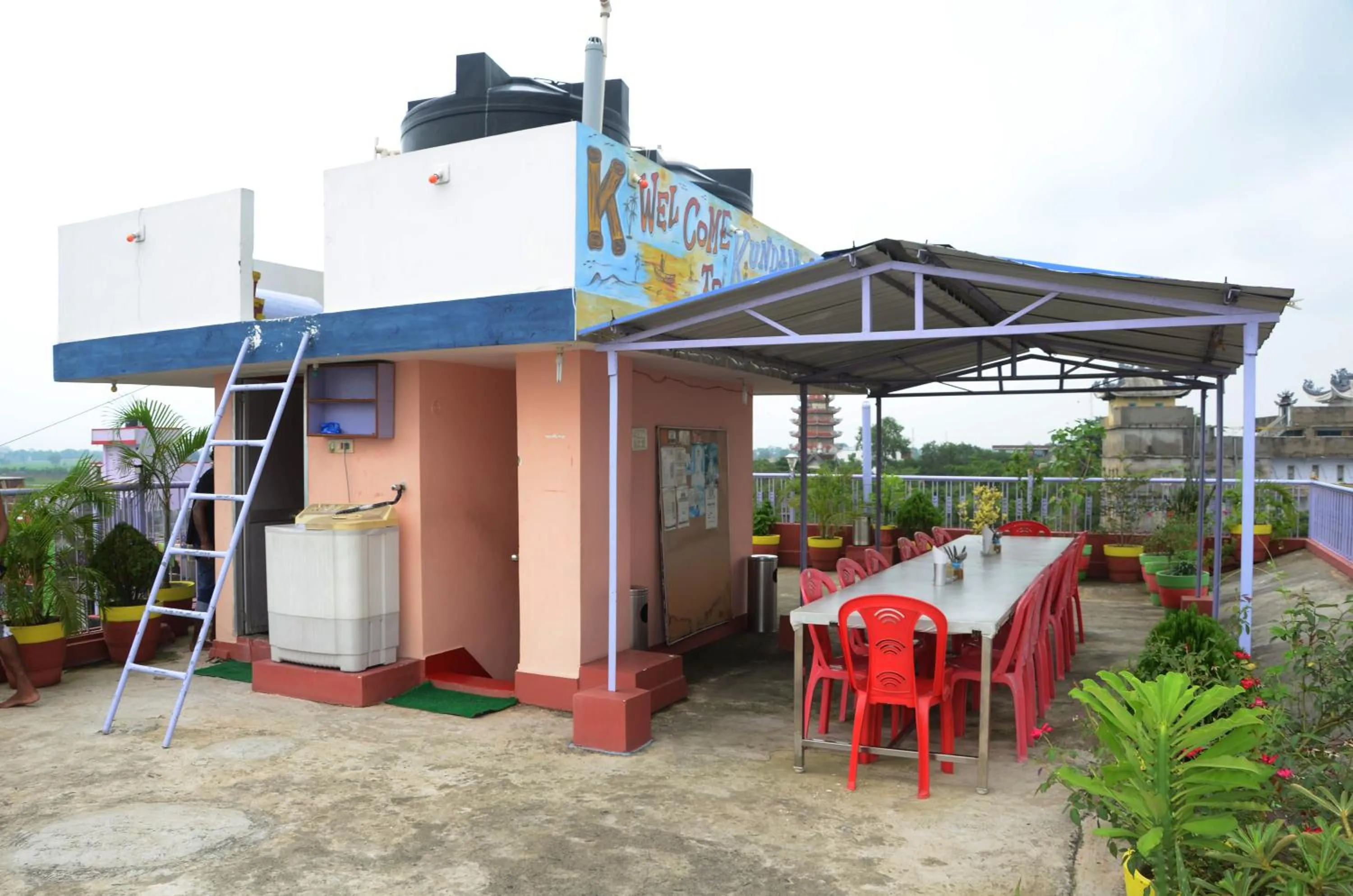 Patio in Kundanbazar Guest House