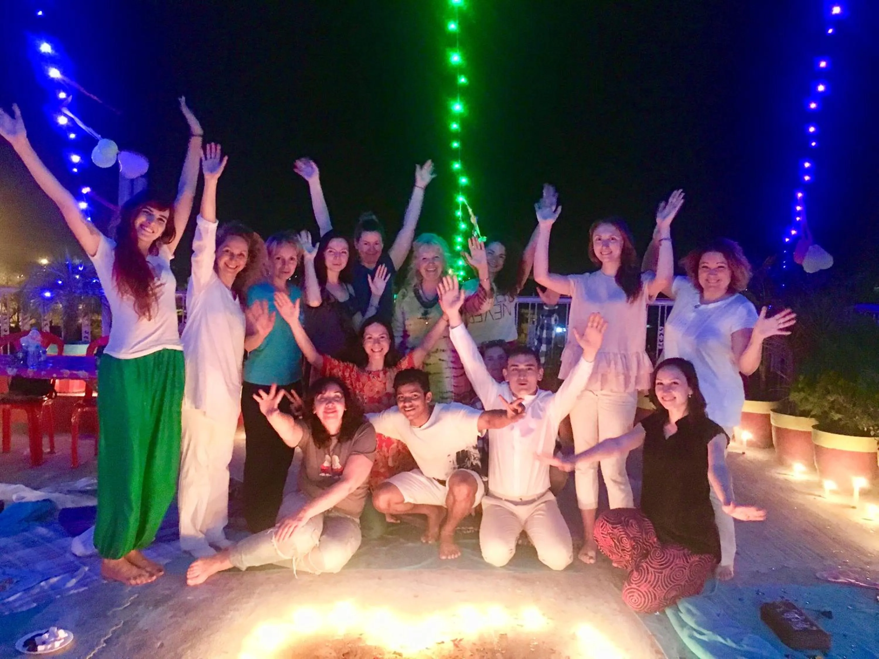 group of guests in Kundanbazar Guest House