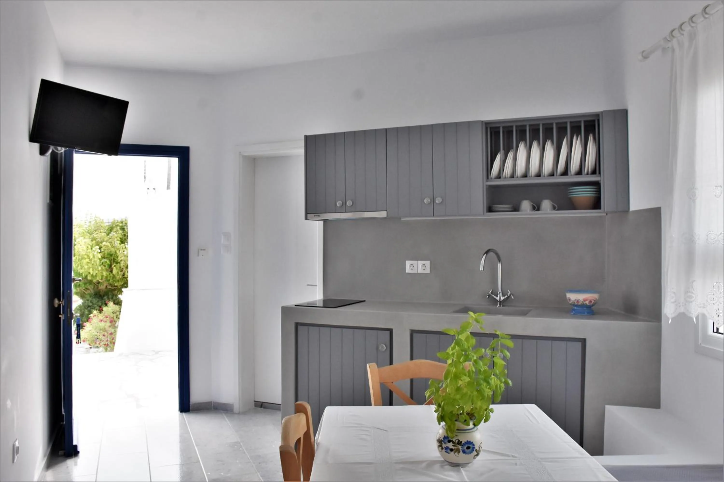 Kitchen or kitchenette in Bungalows Marina