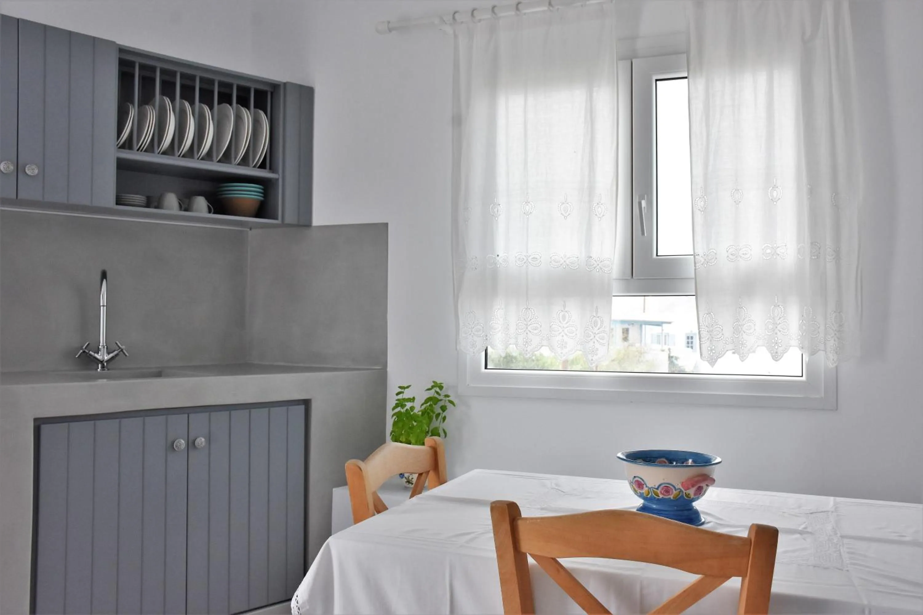 Kitchen or kitchenette in Bungalows Marina