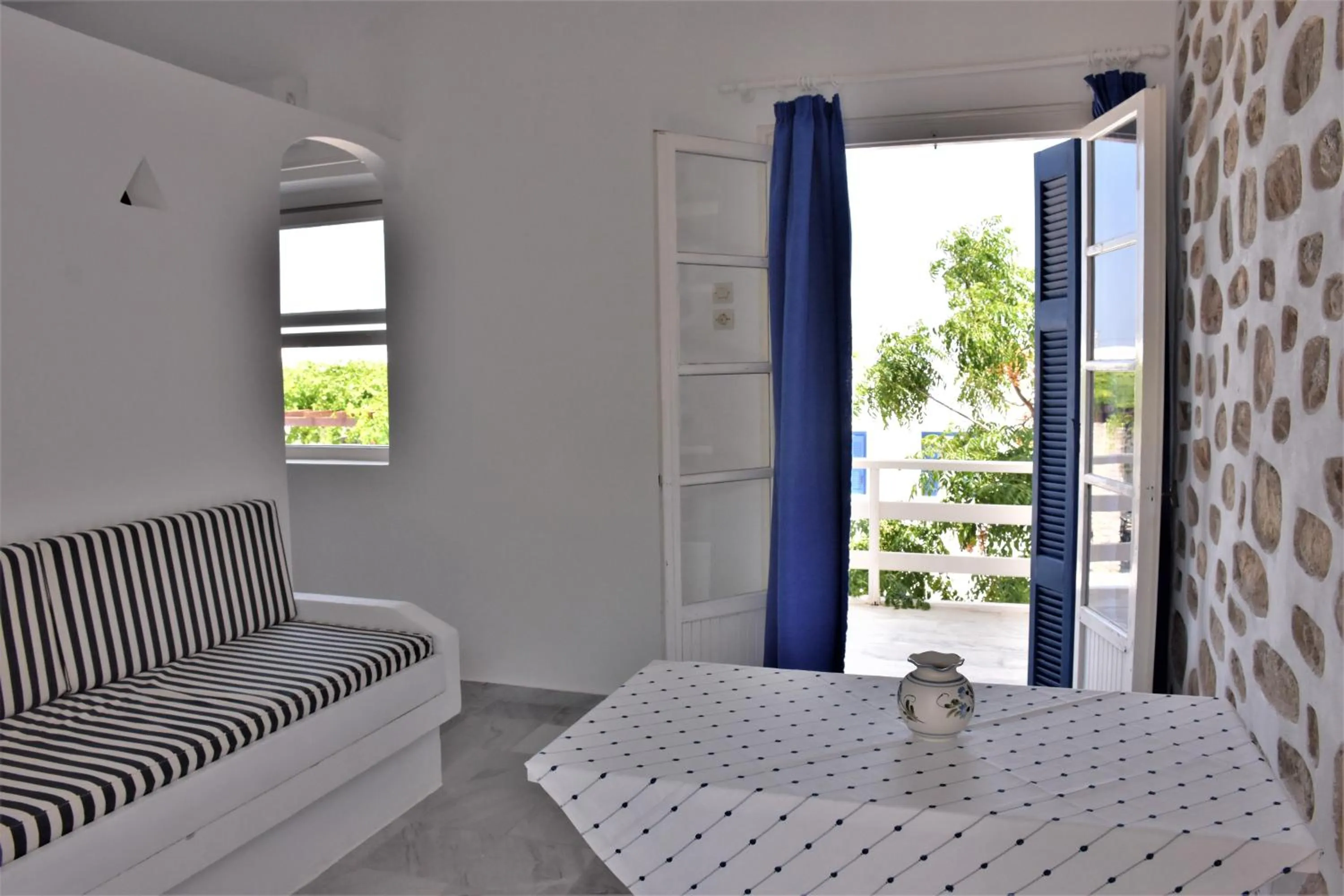 Dining area in Bungalows Marina