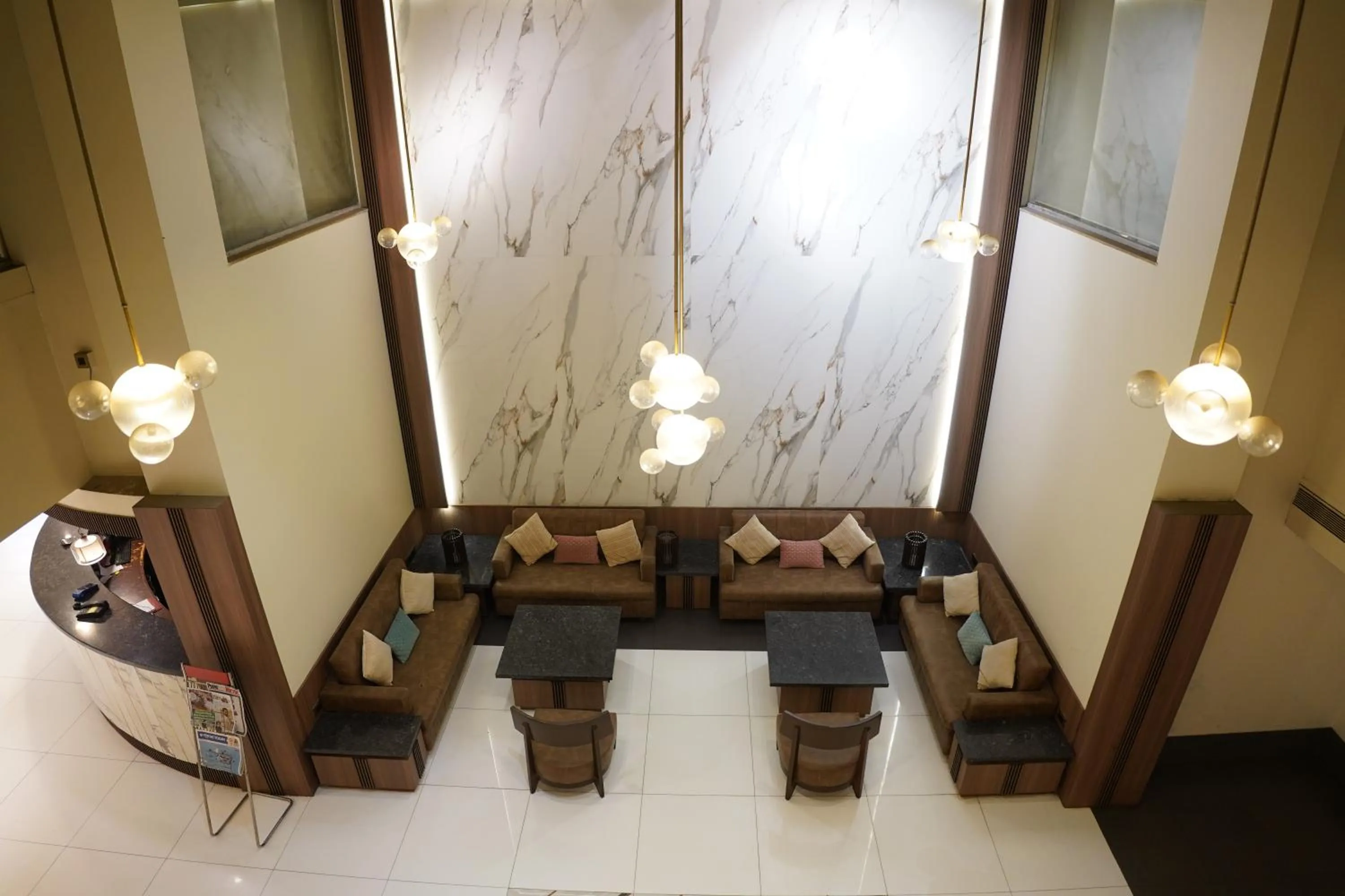 Seating area in Hotel Sadanand Regency - Newly Renovated