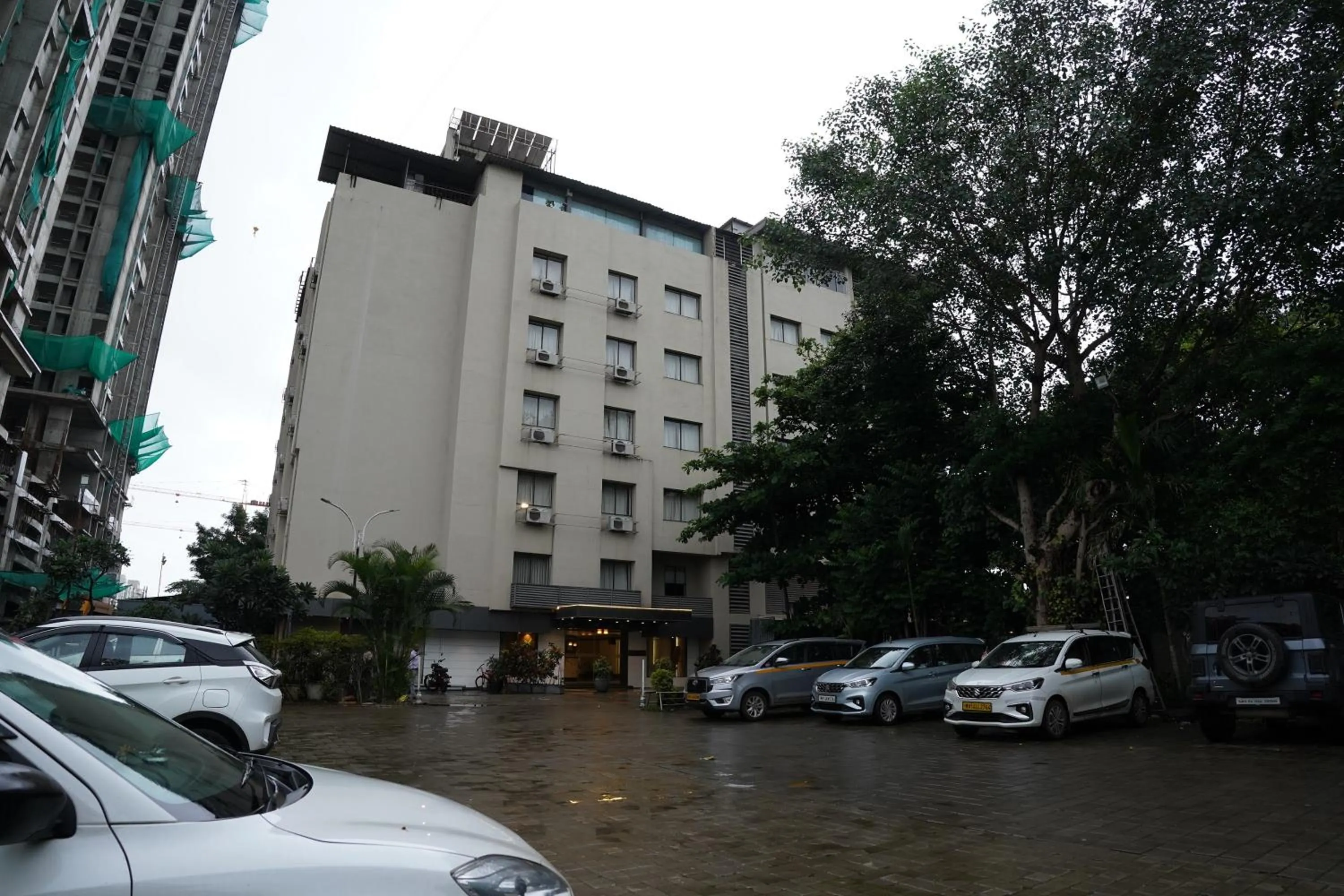 Parking in Hotel Sadanand Regency - Newly Renovated
