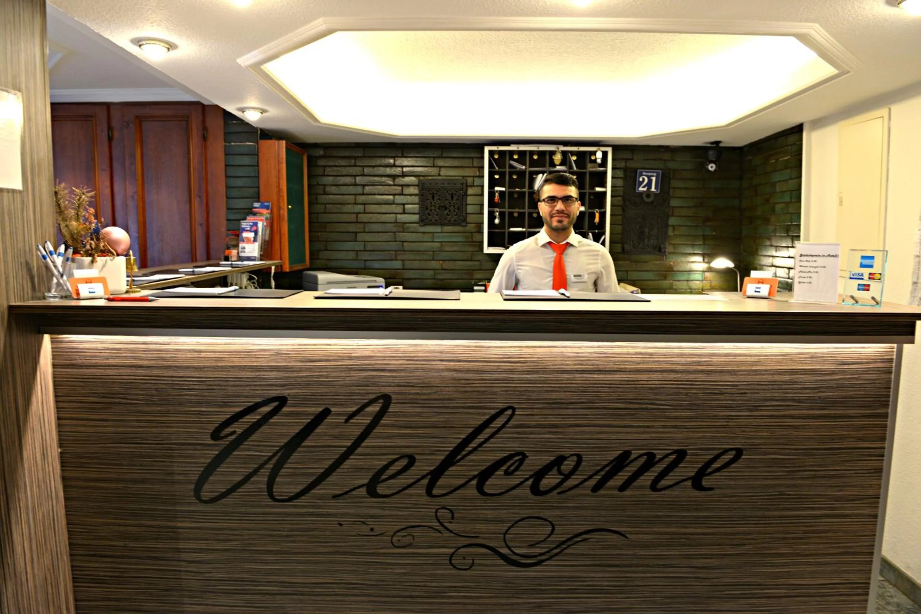 Lobby or reception in Motel21 Hamburg-Mitte