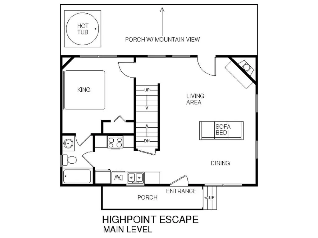 Floor plan in Highpoint Escape