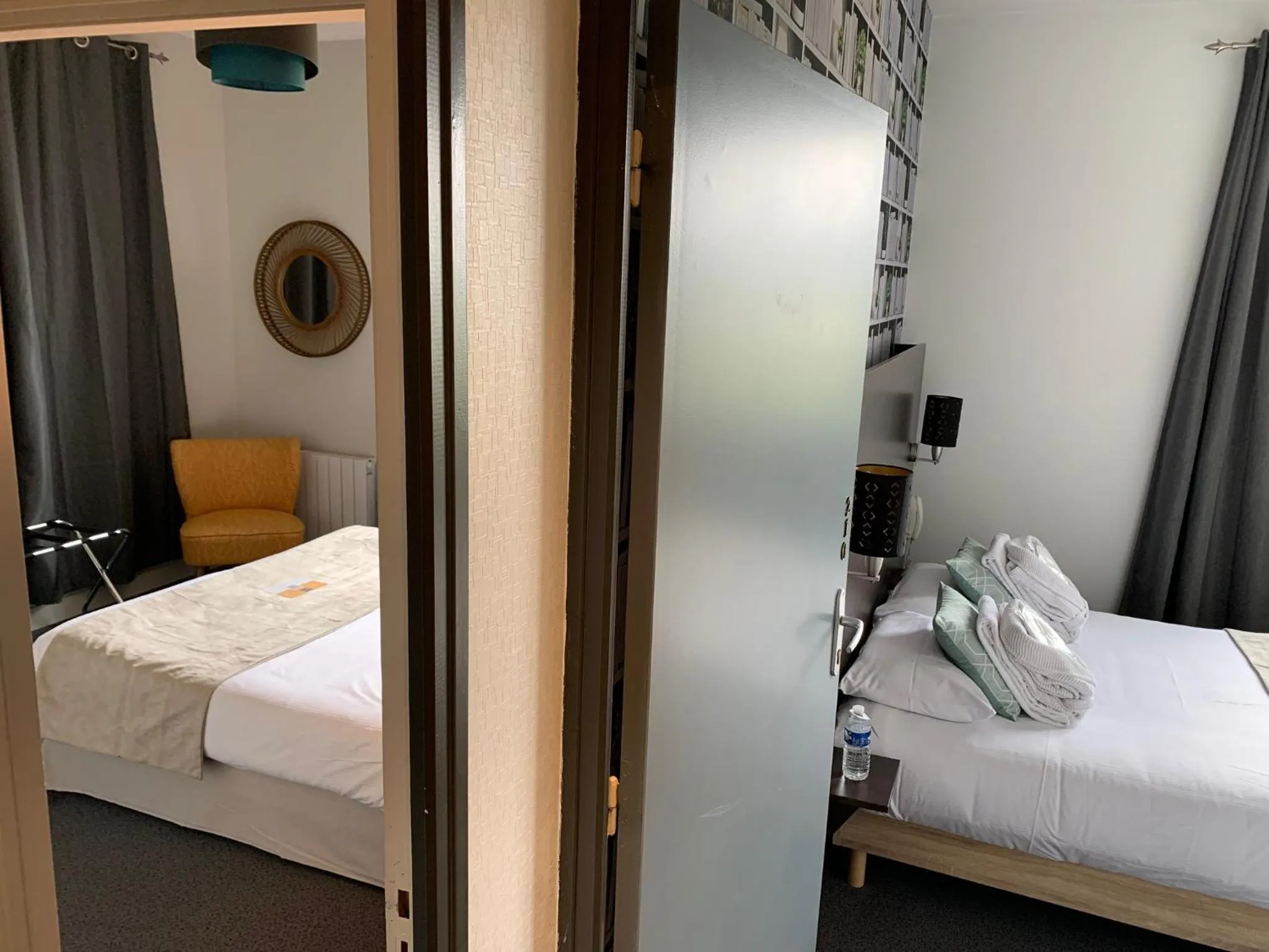 Photo of the whole room, Bed in Logis hôtel Aux Berges de l'Aveyron