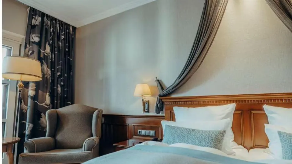 Bed in Wellness & Thermal Retreat Das Mühlbach