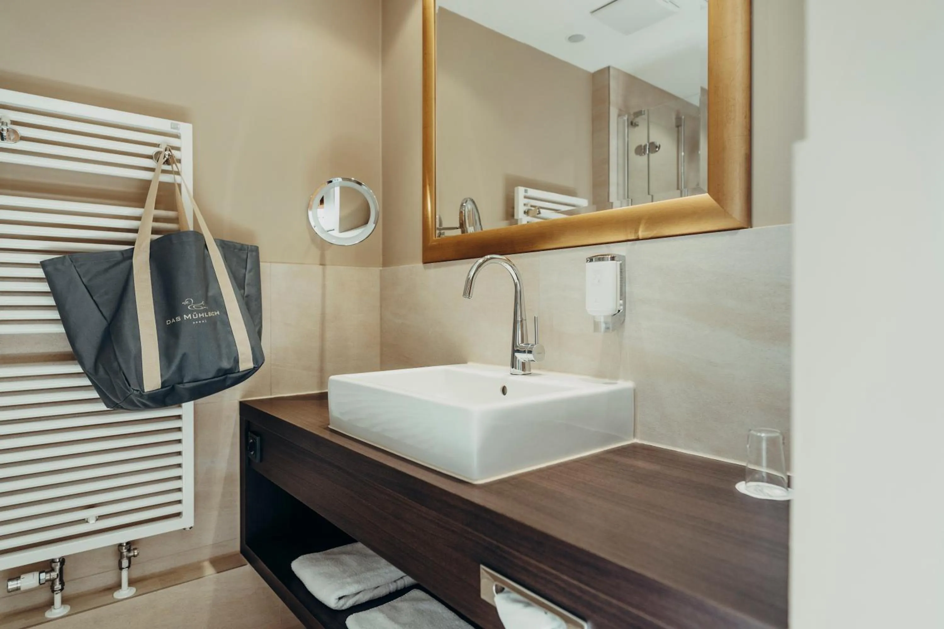 Bathroom in Wellness & Thermal Retreat Das Mühlbach