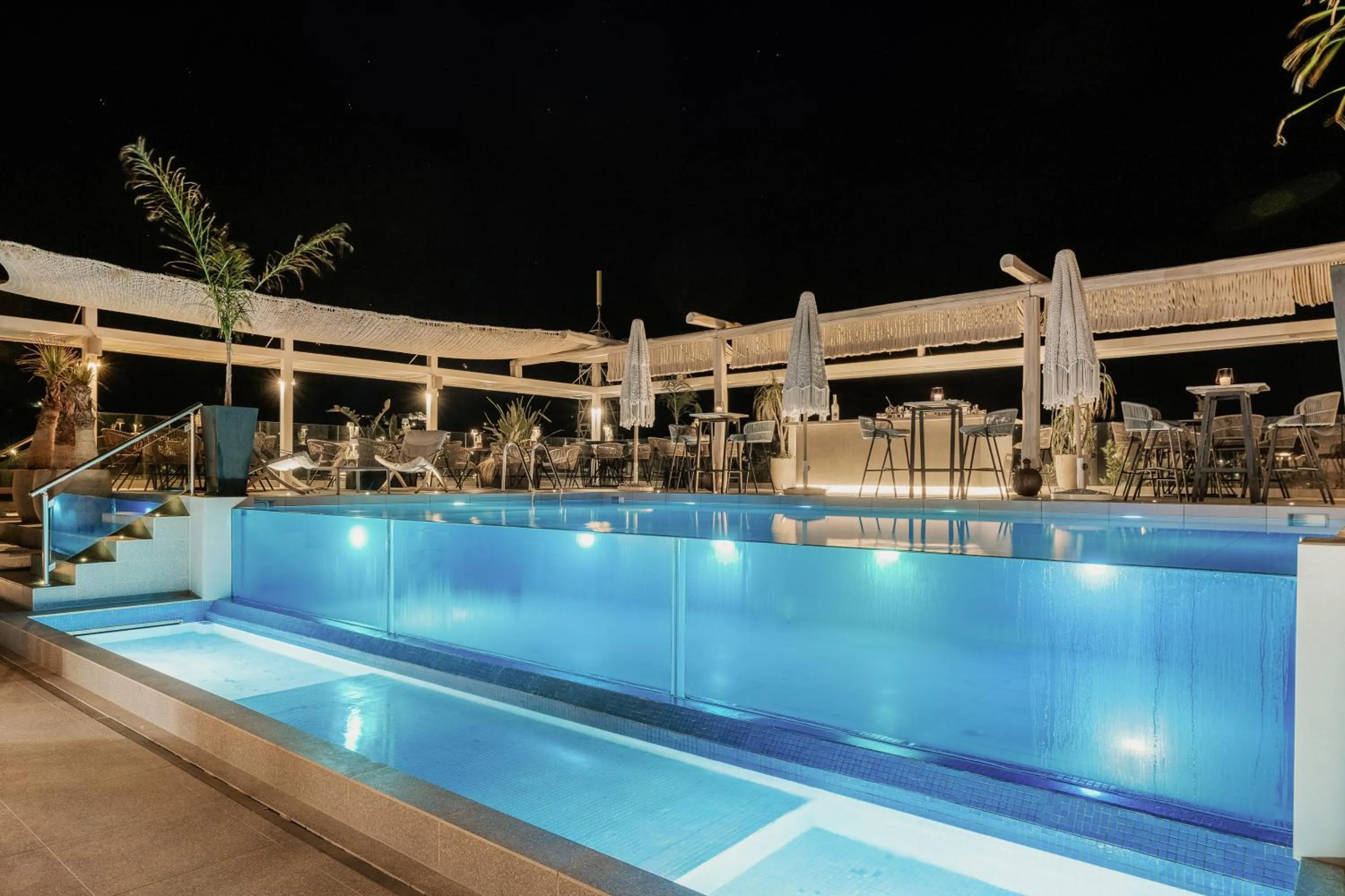 Pool view in LAS HOTEL & SPA