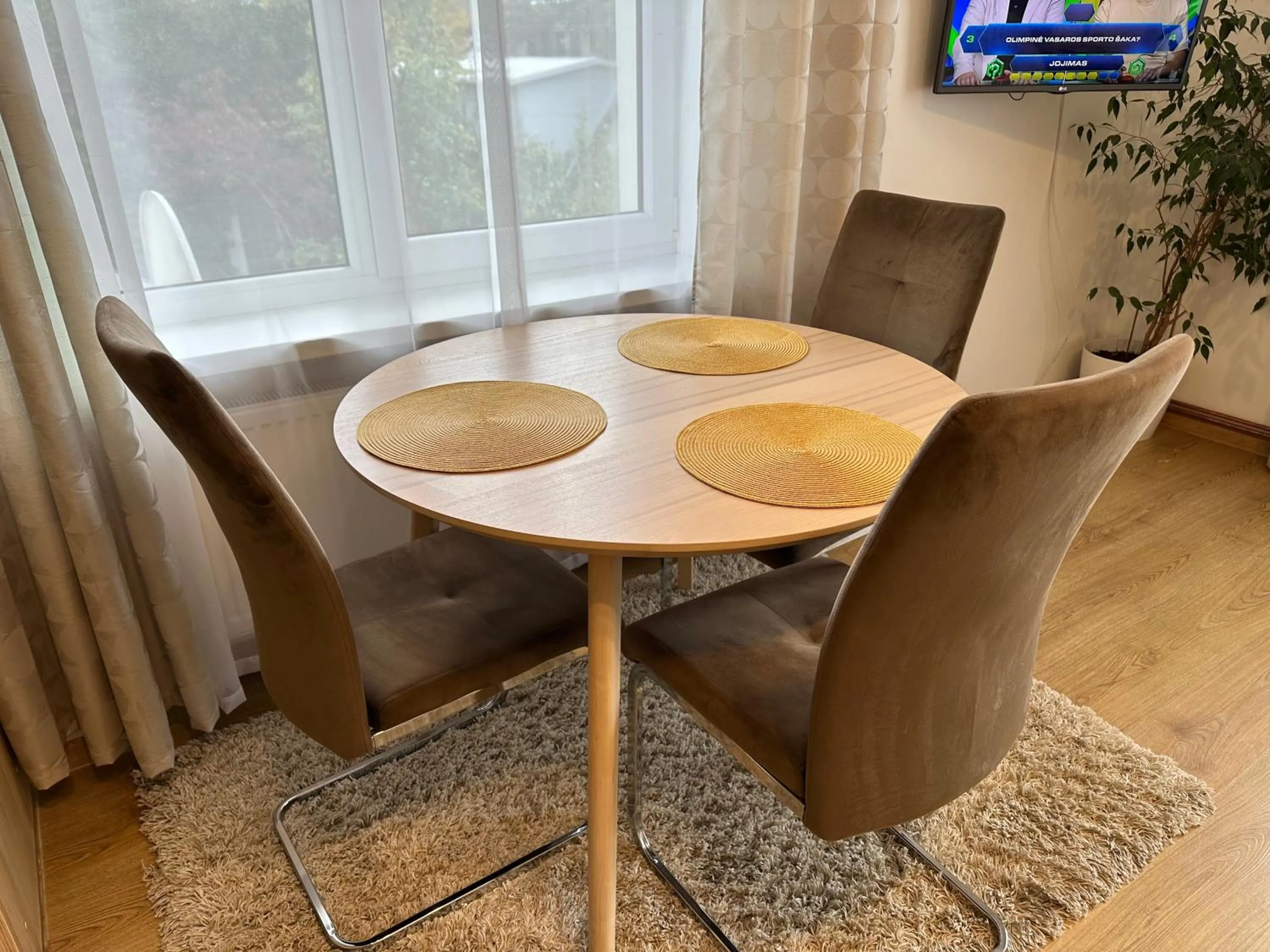 Apartamentai šalia baseino