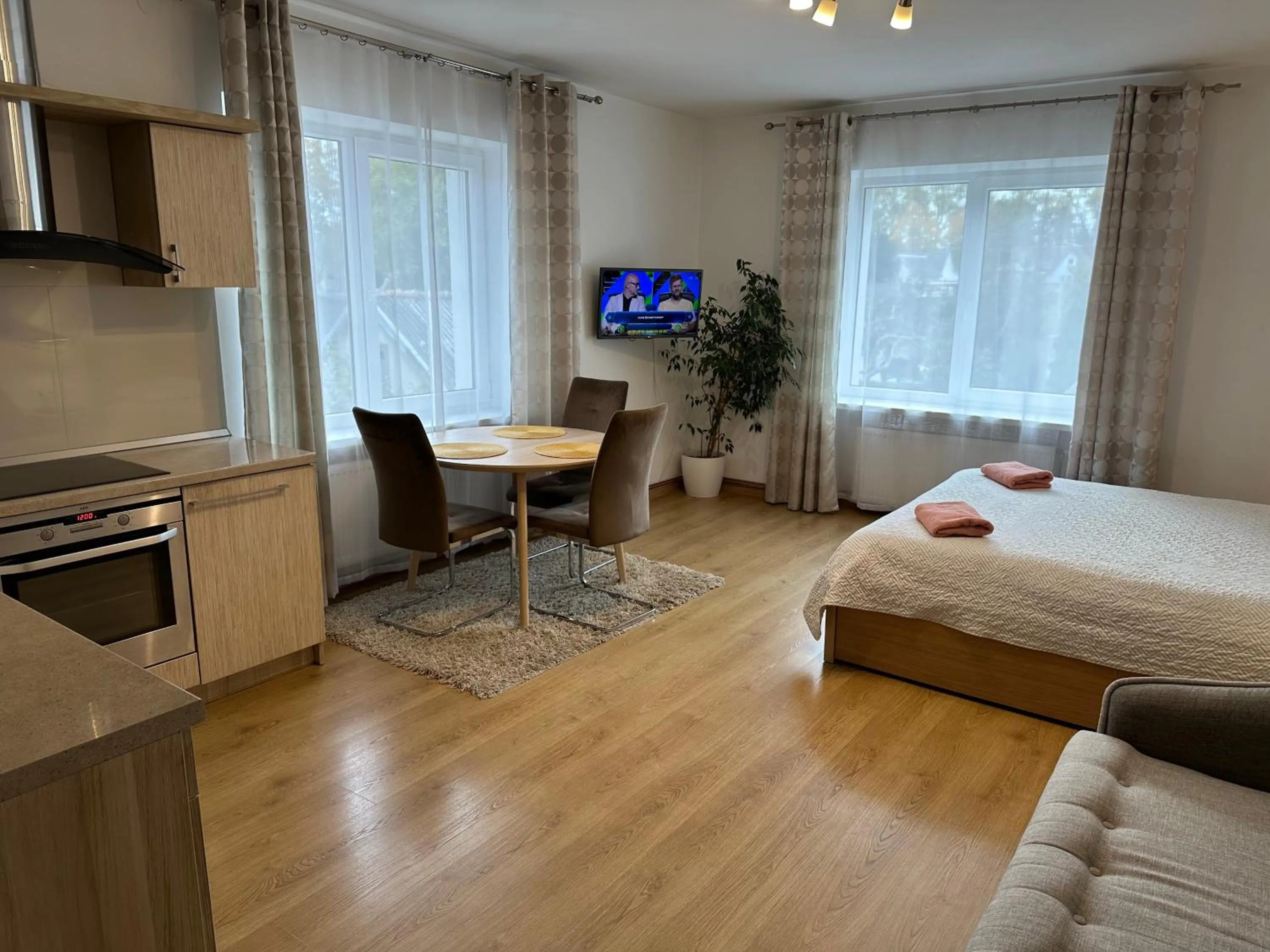 Bed in Apartamentai šalia baseino