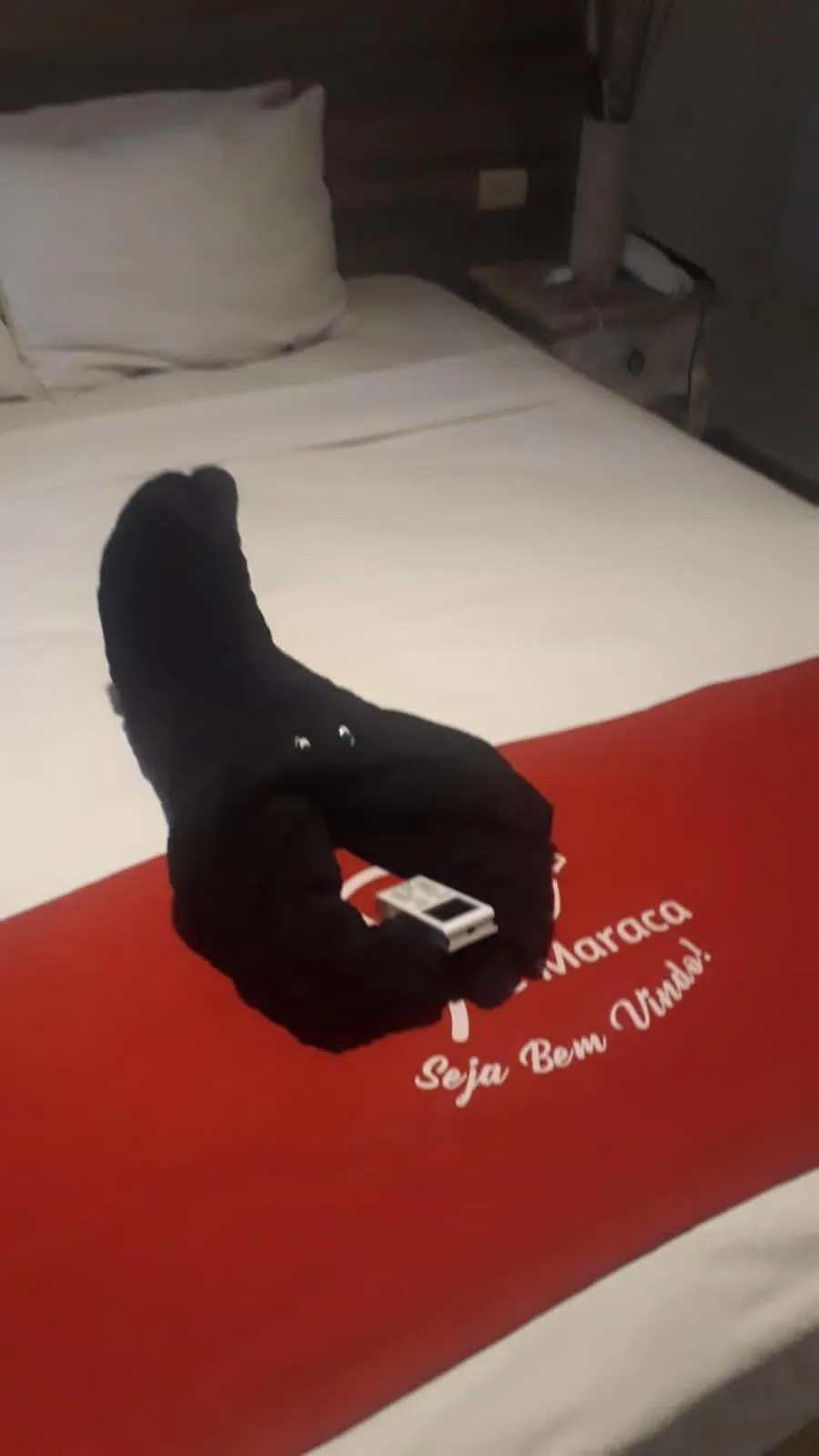 Bed in Pousada Flor de Maraca