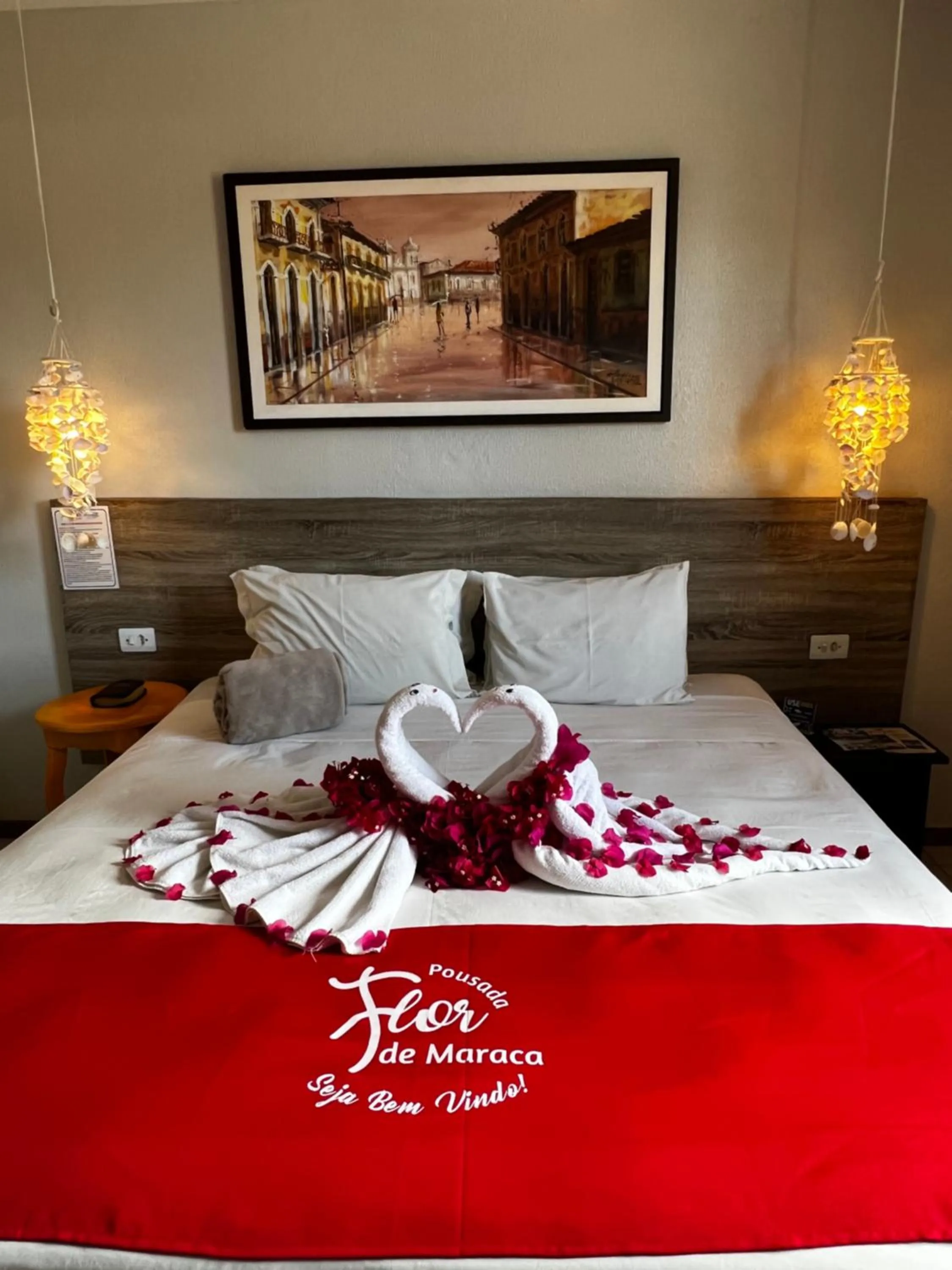 Bedroom, Bed in Pousada Flor de Maraca