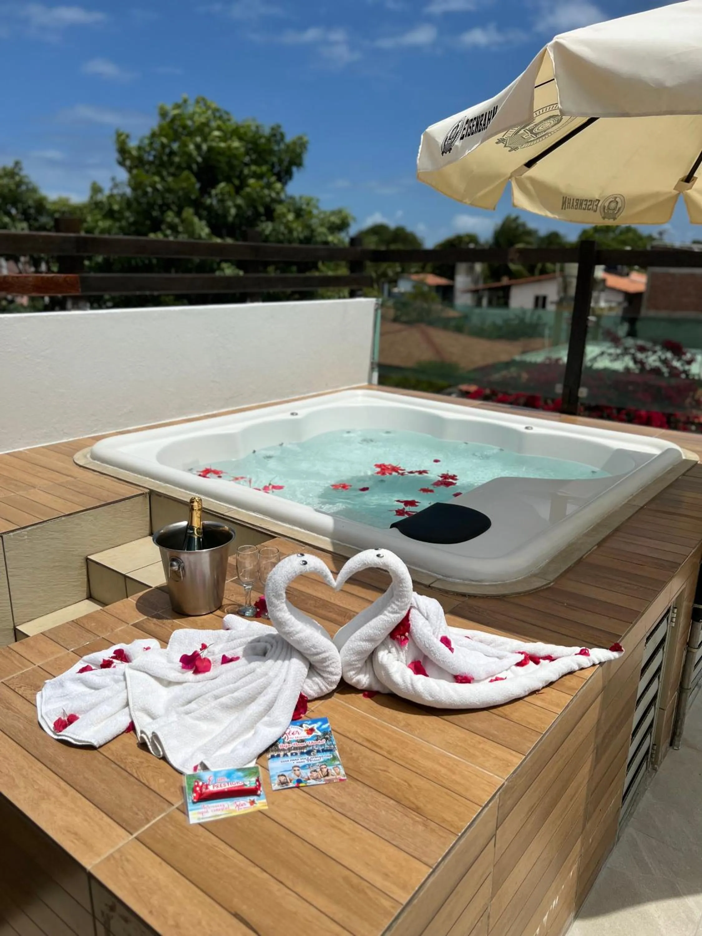 Swimming pool in Pousada Flor de Maraca
