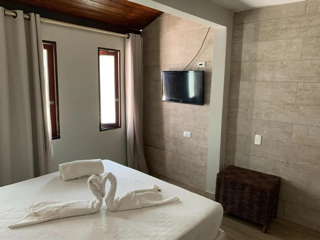 Bedroom, Bed in Pousada Flor de Maraca