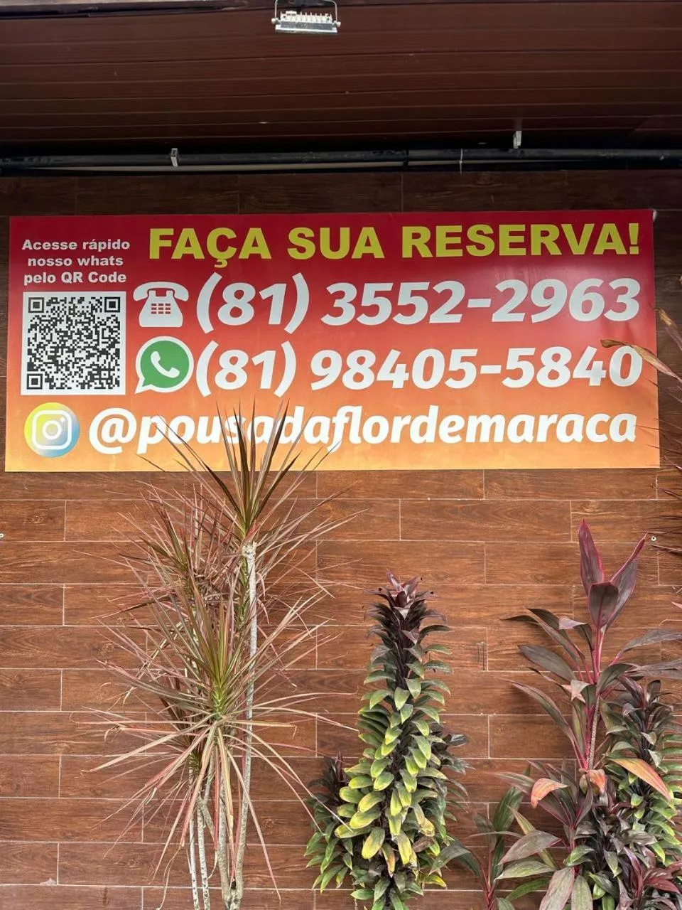 Property building in Pousada Flor de Maraca