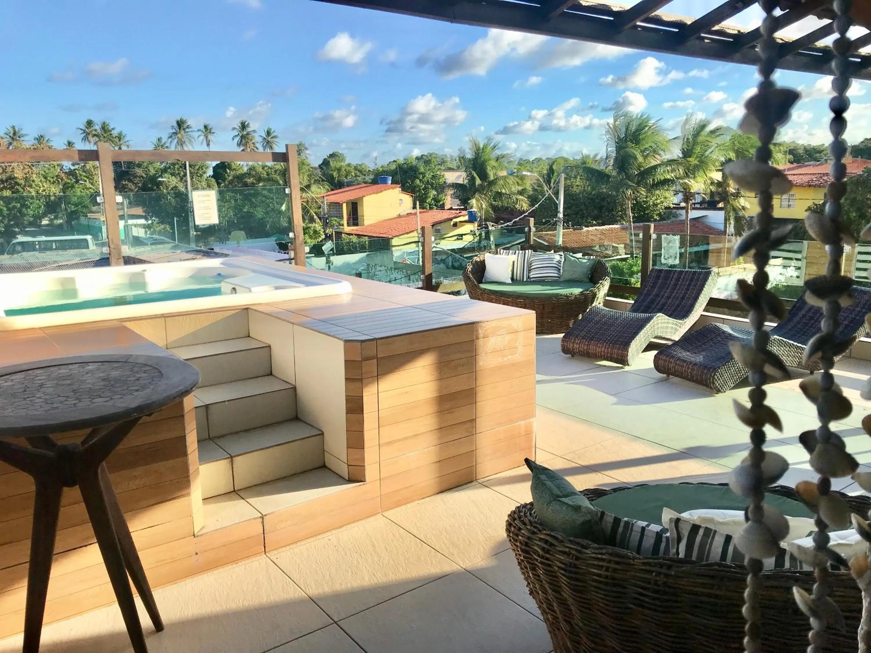 Hot Tub in Pousada Flor de Maraca