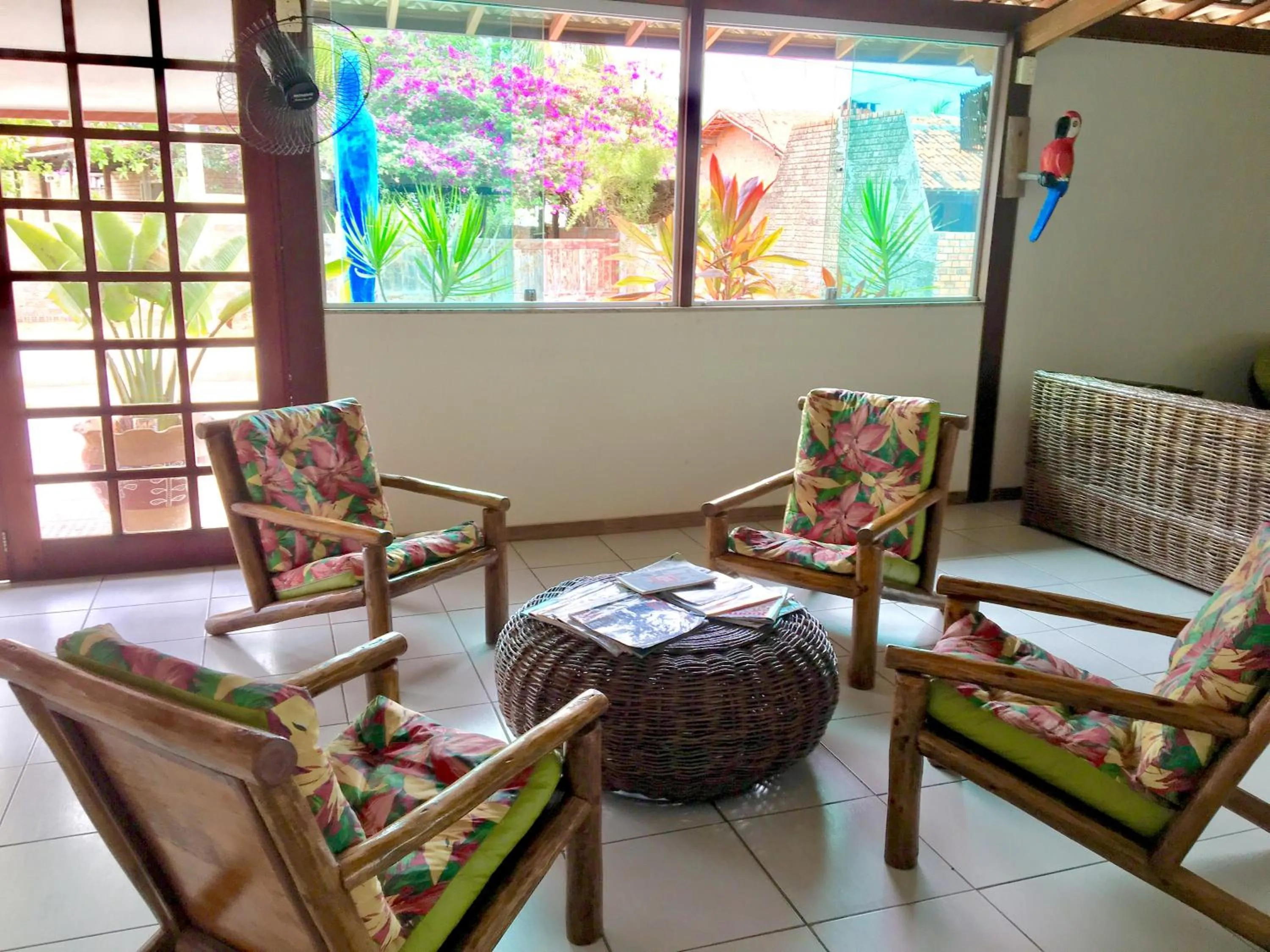 Lobby or reception in Pousada Flor de Maraca
