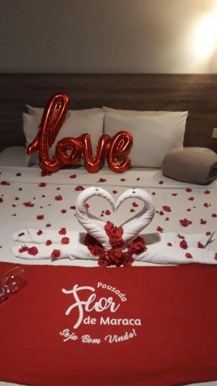 Bed in Pousada Flor de Maraca