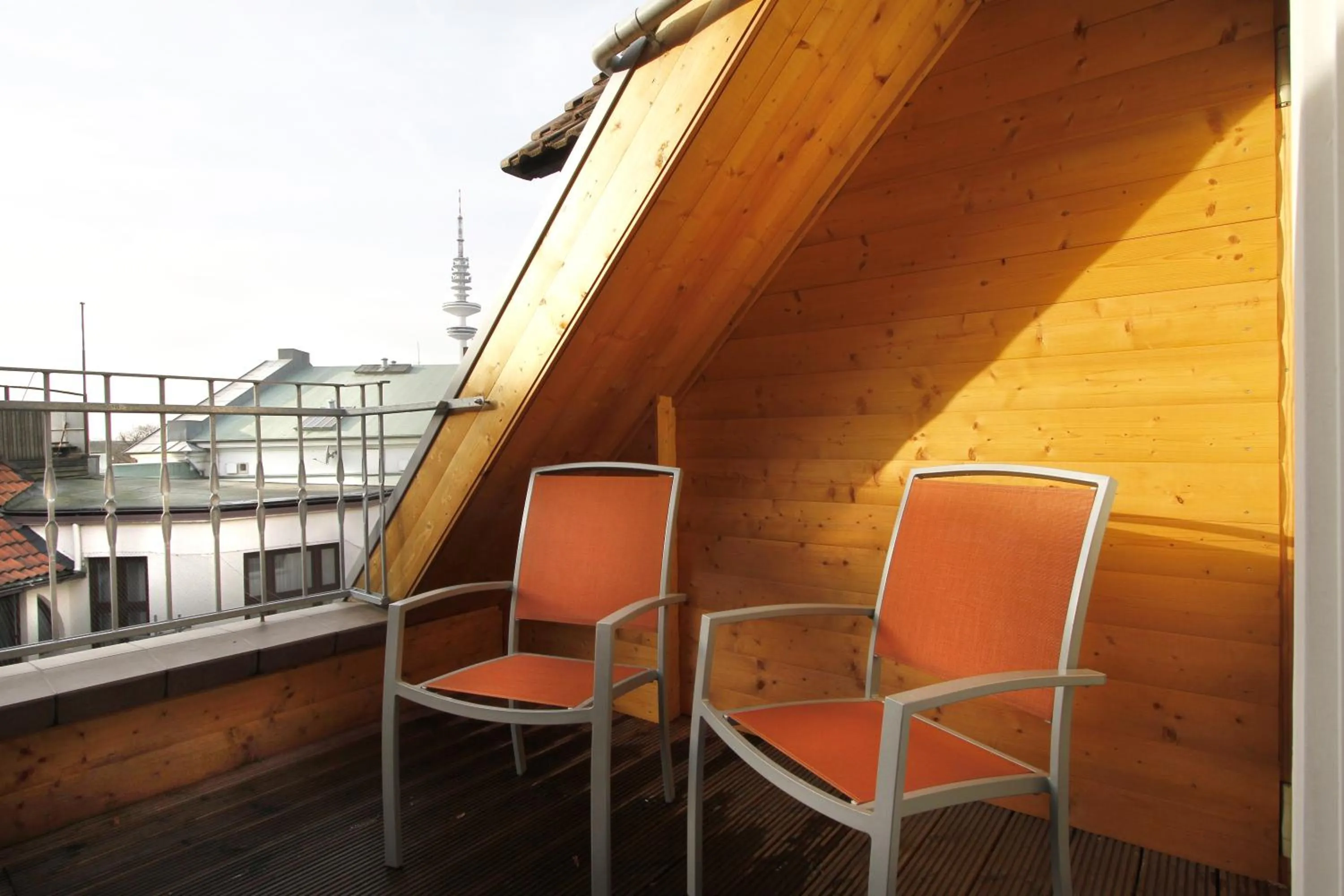 Balcony/Terrace in Hotel Preuss im Dammtorpalais