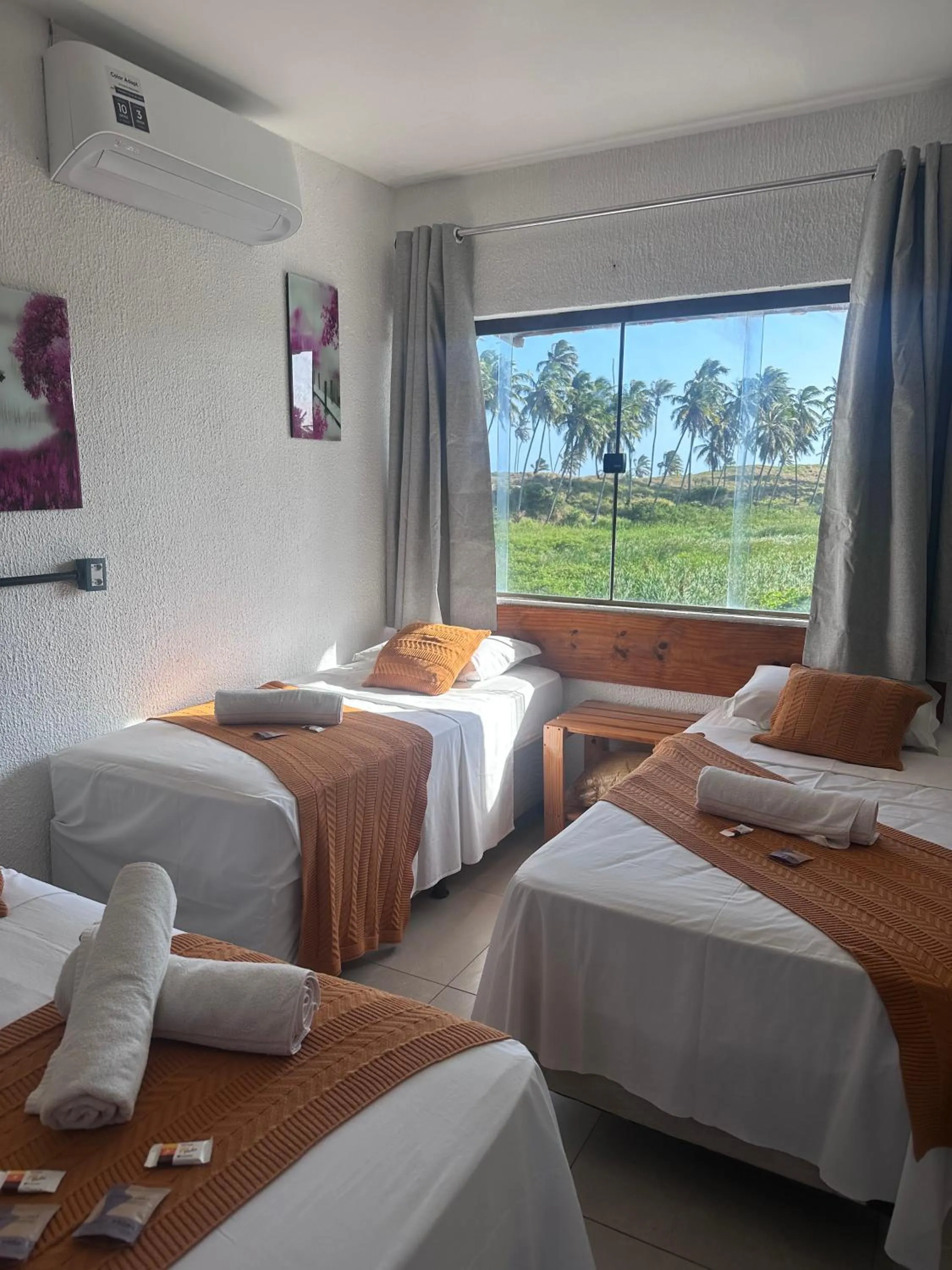 Natural landscape, Bed in Pousada Brisa e Mar