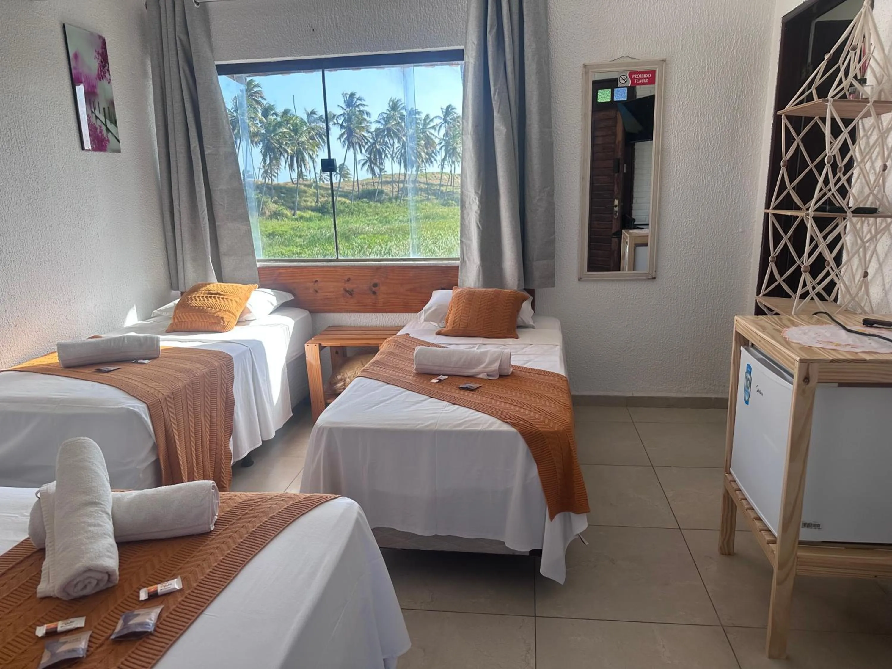 Bed in Pousada Brisa e Mar