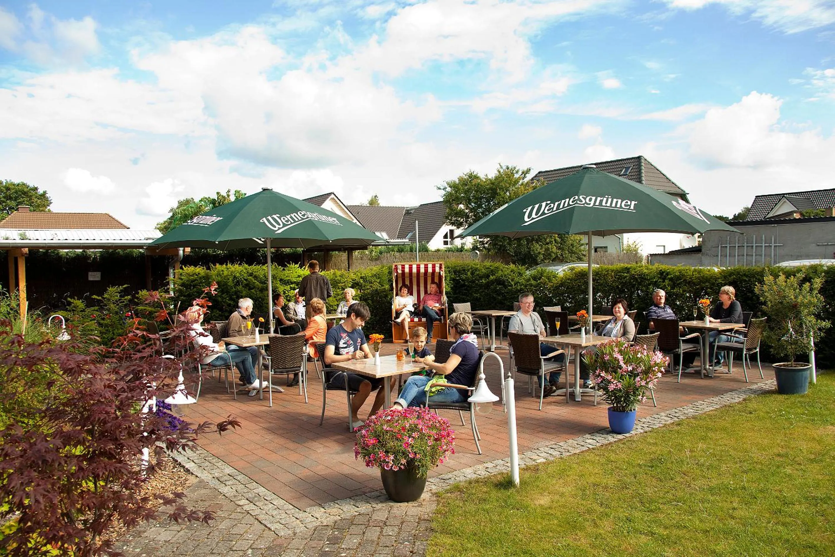 Patio in Ferienhotel Bernstein