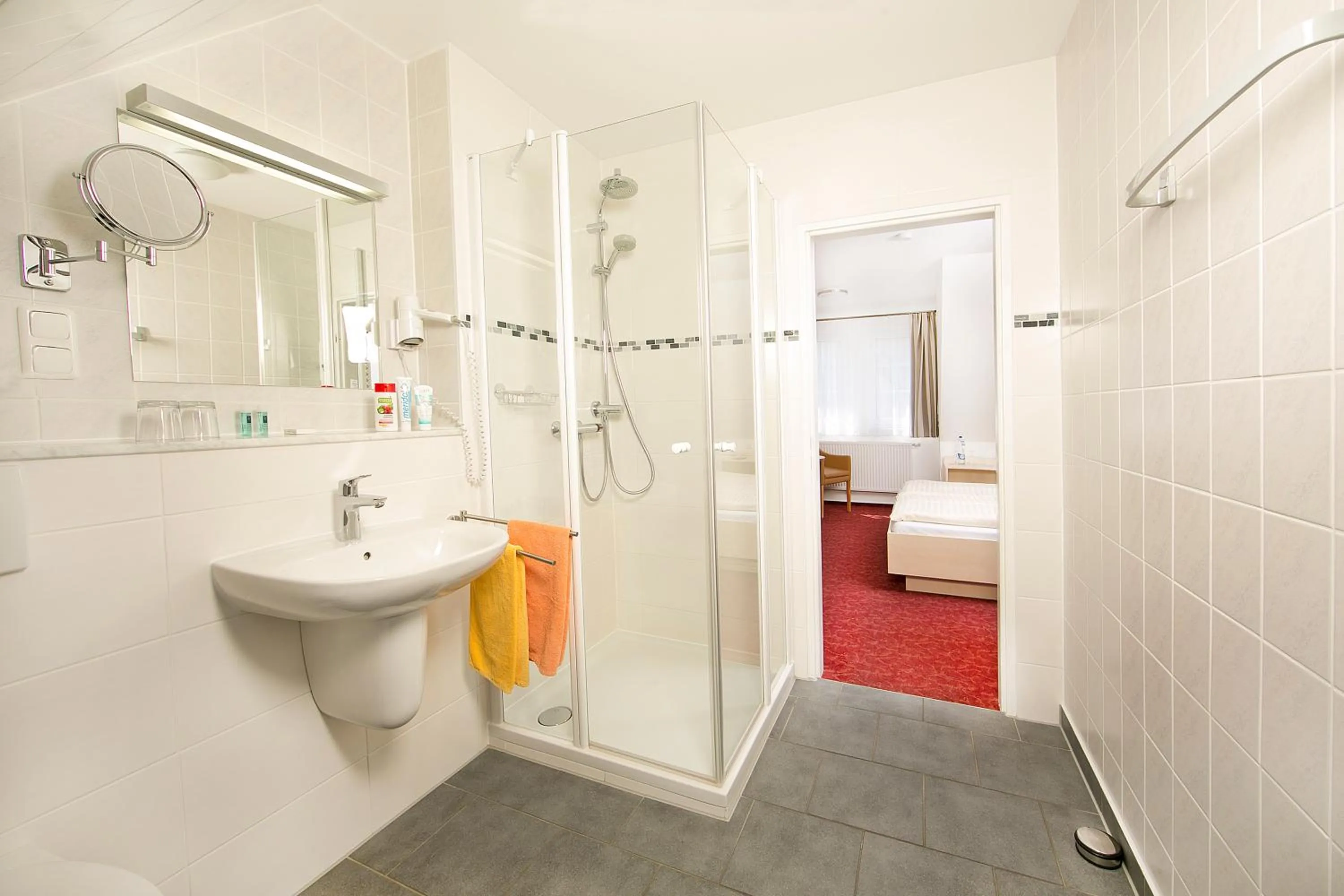 Bathroom in Ferienhotel Bernstein