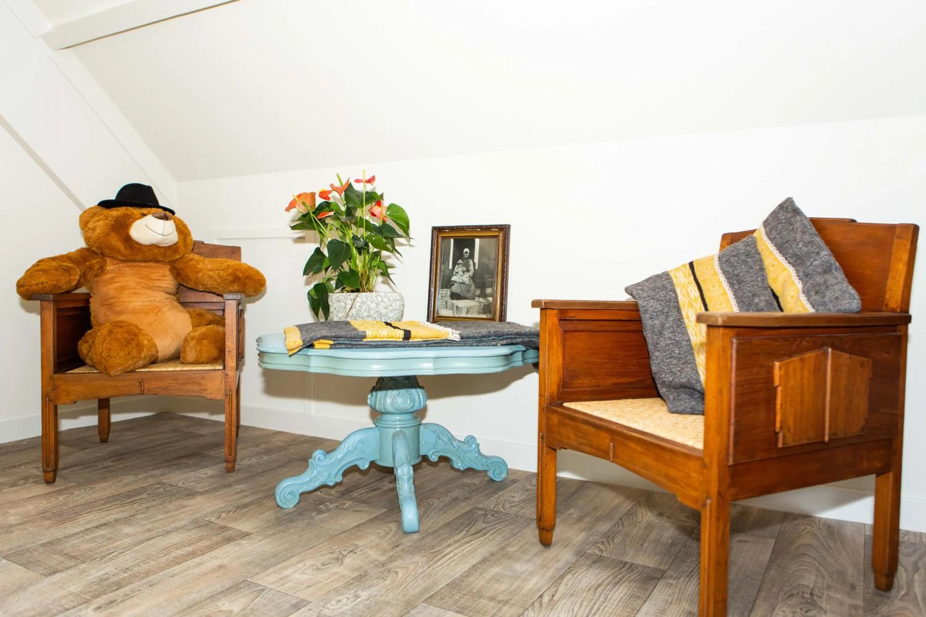 Seating area in Bed and Breakfast De Pepersteeg