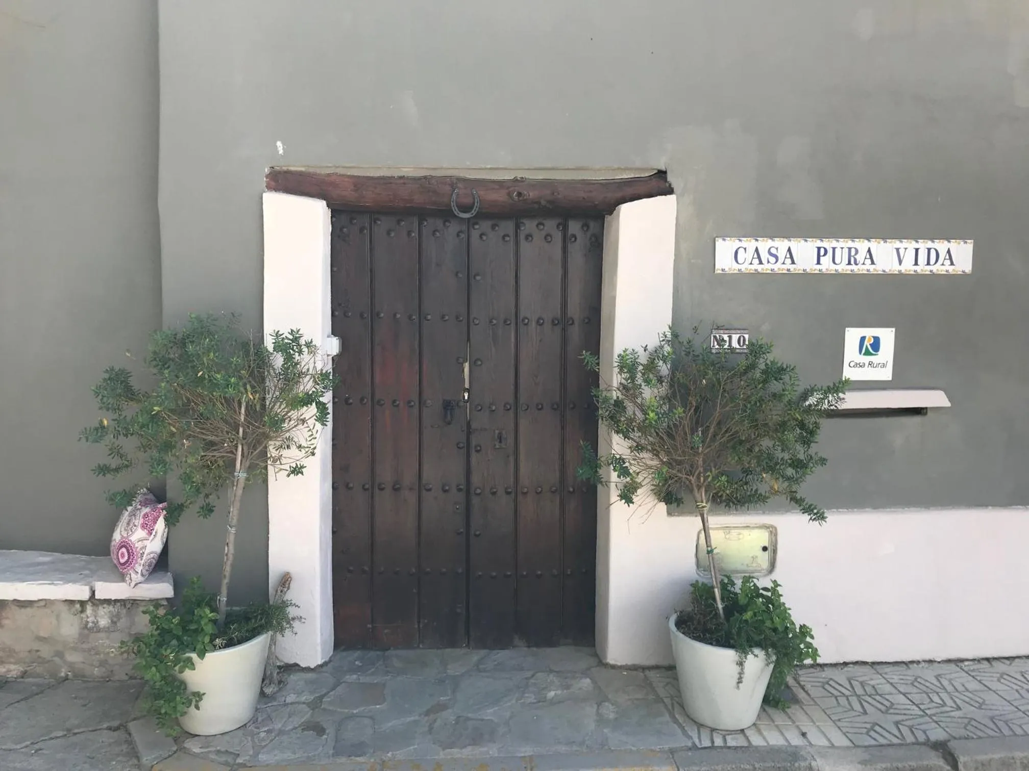 Facade/entrance in Casa Pura Vida