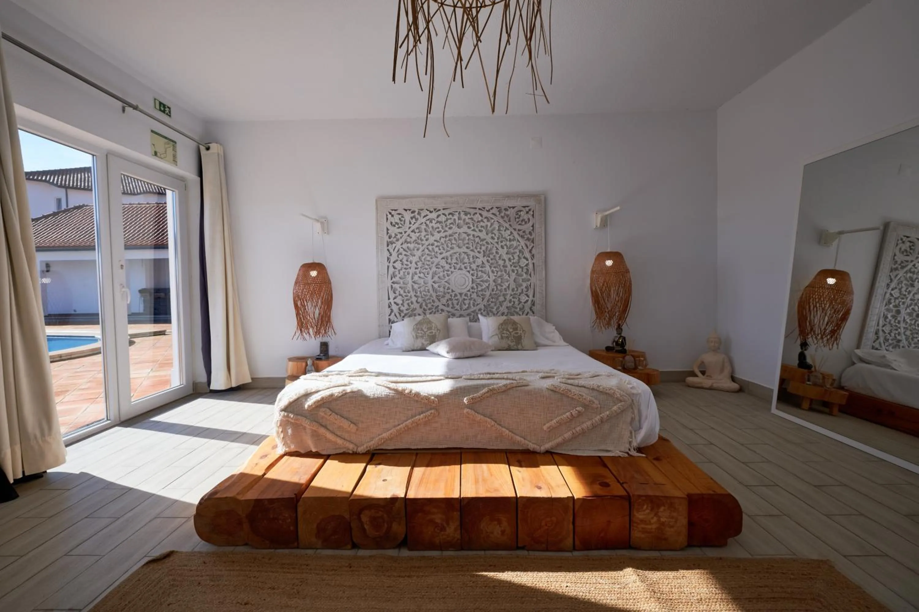 Bed in A Casa Branca - with Pool & Jacuzzi