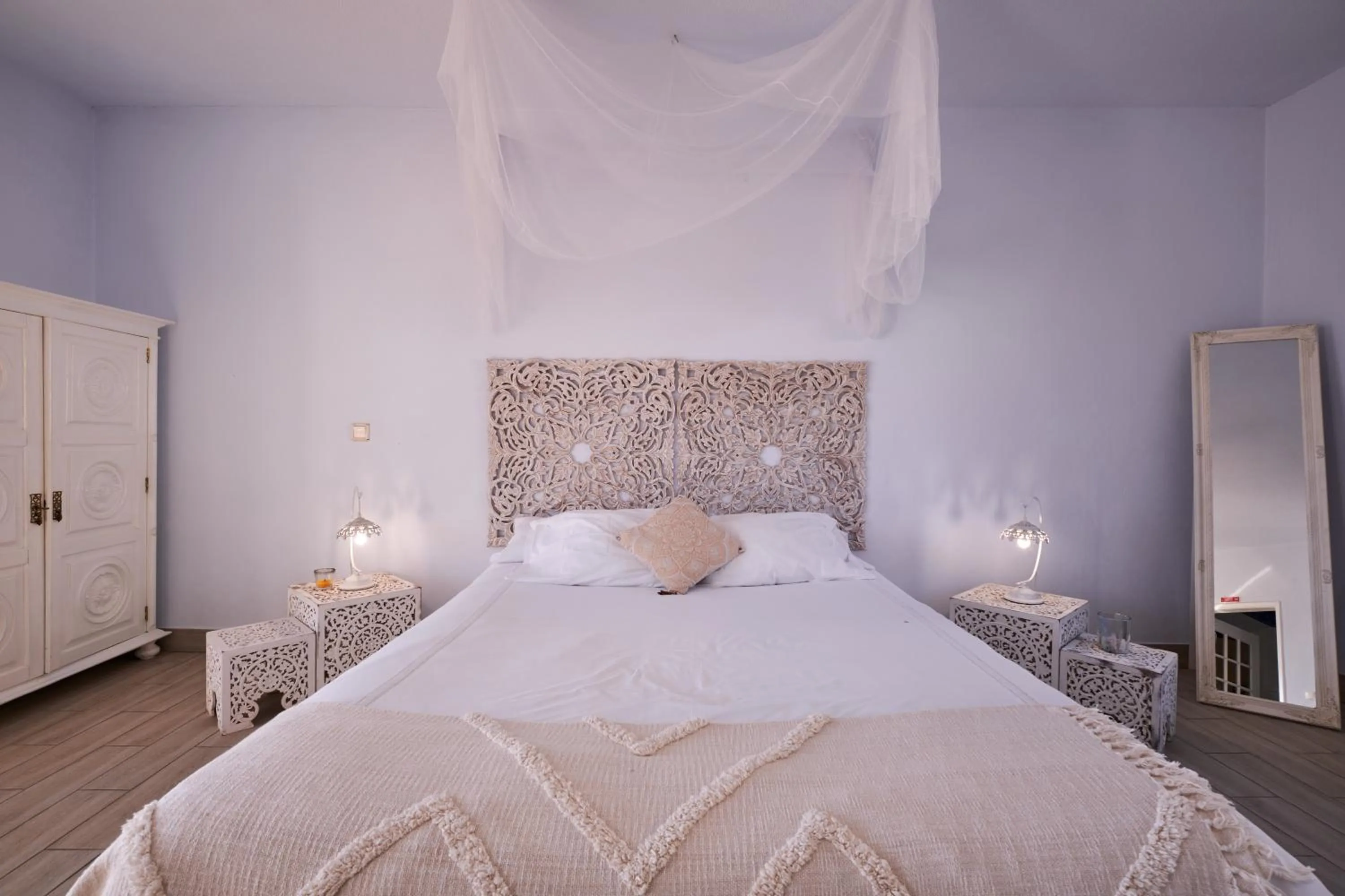 Bed in A Casa Branca - with Pool & Jacuzzi