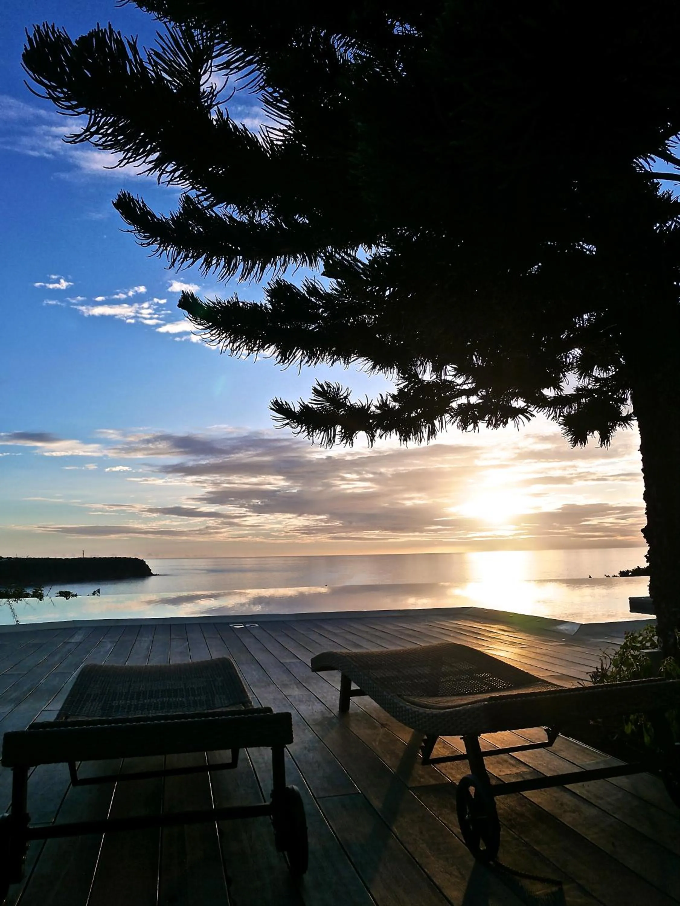 Sunset in Le Rayon Vert - Hôtel & Restaurant VUE SUR MER