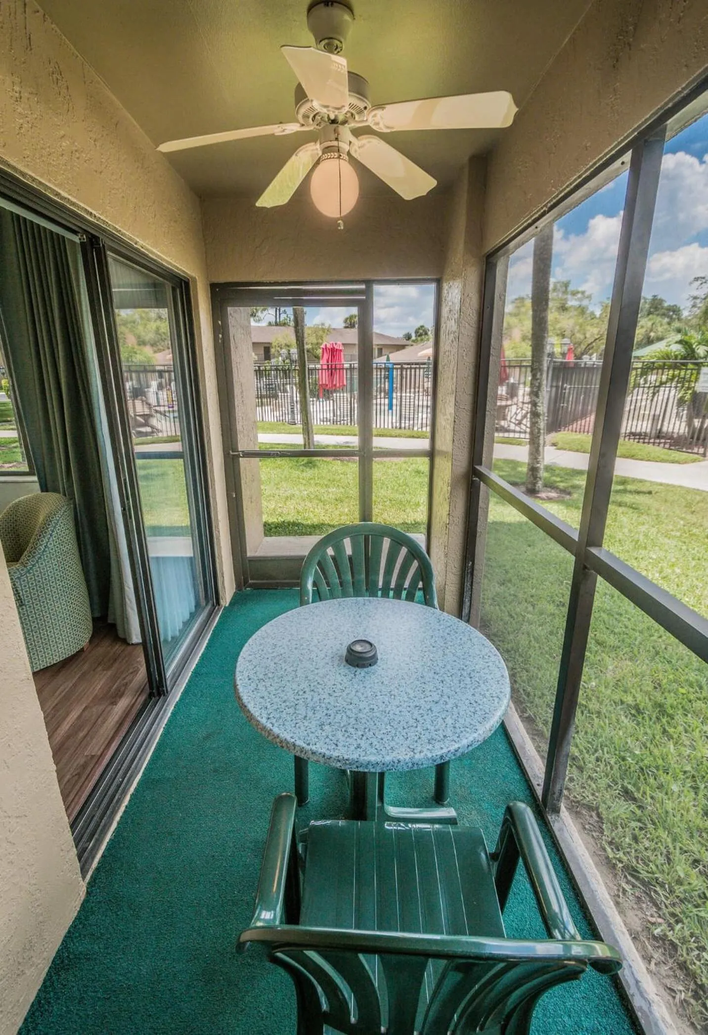 Patio in Lehigh Resort Club