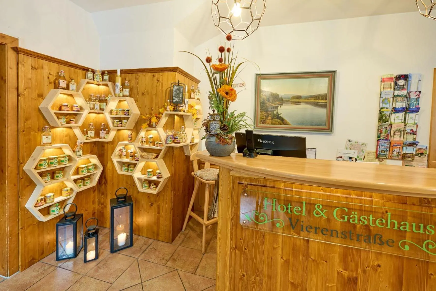 Lobby or reception in Hotel Vierenstraße