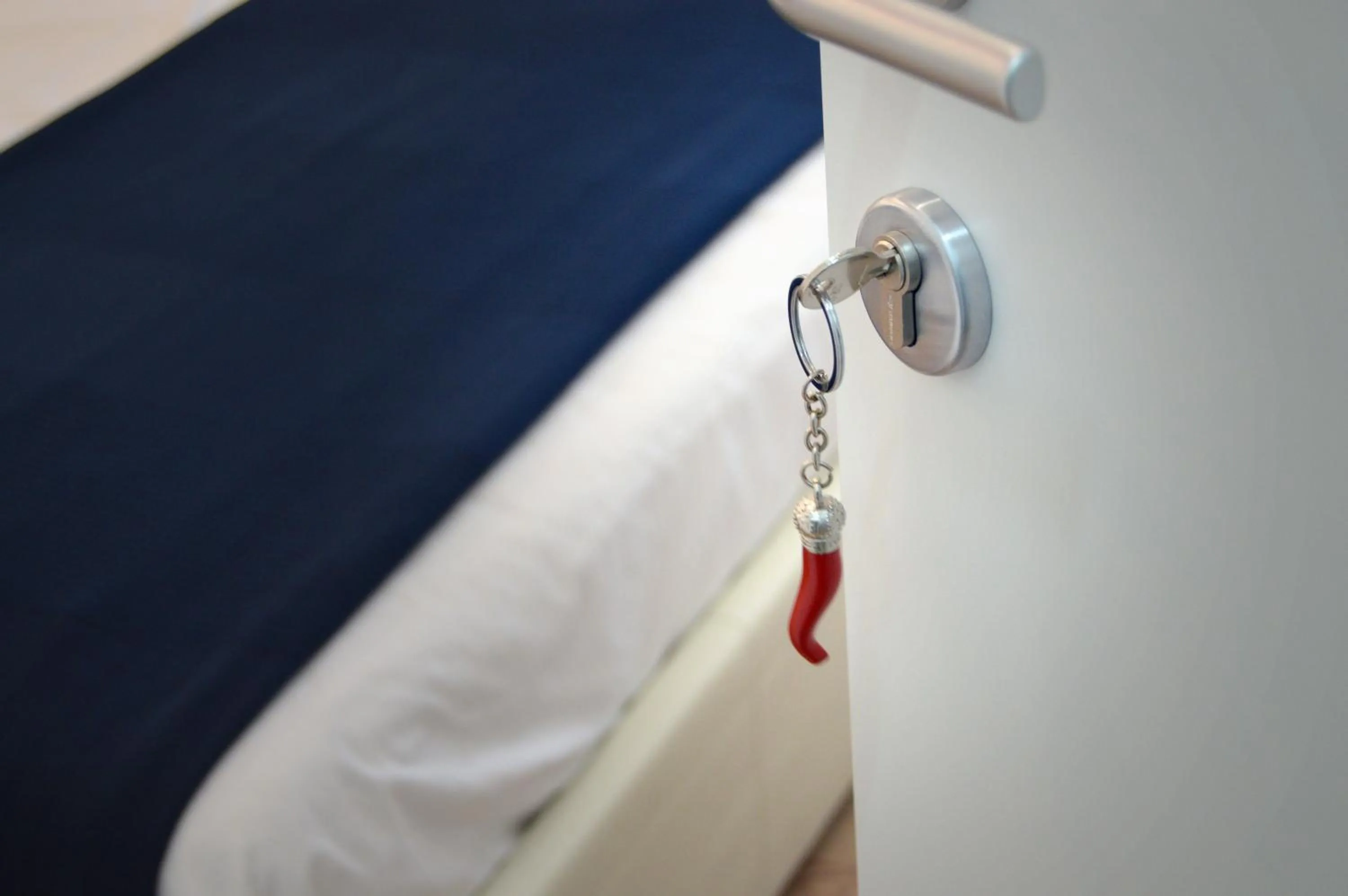 Decorative detail, Bed in B&BCentral Station Napoli