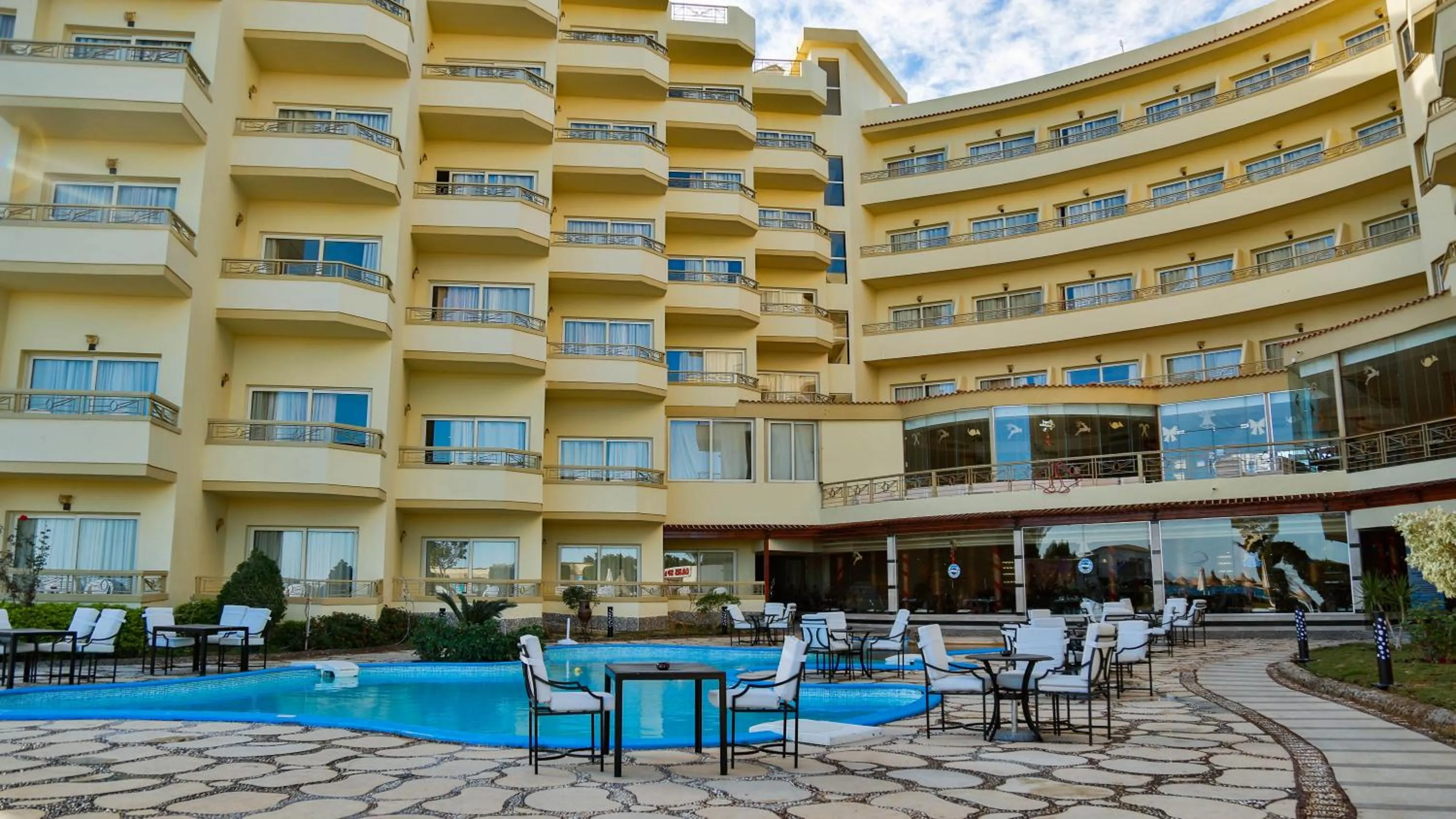 Property building in Magic Beach Hotel Hurghada