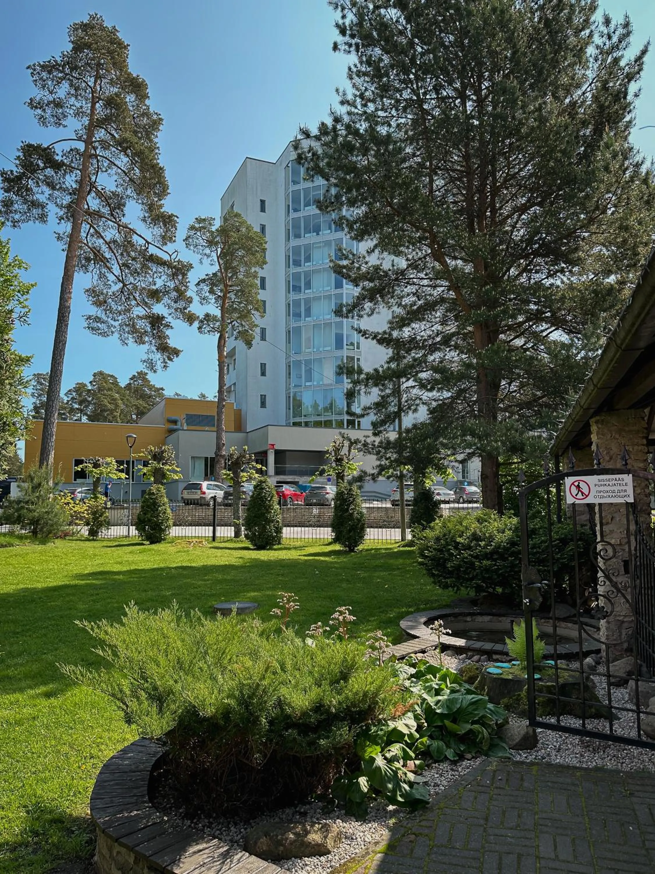 Garden in Pansionaat Valentina