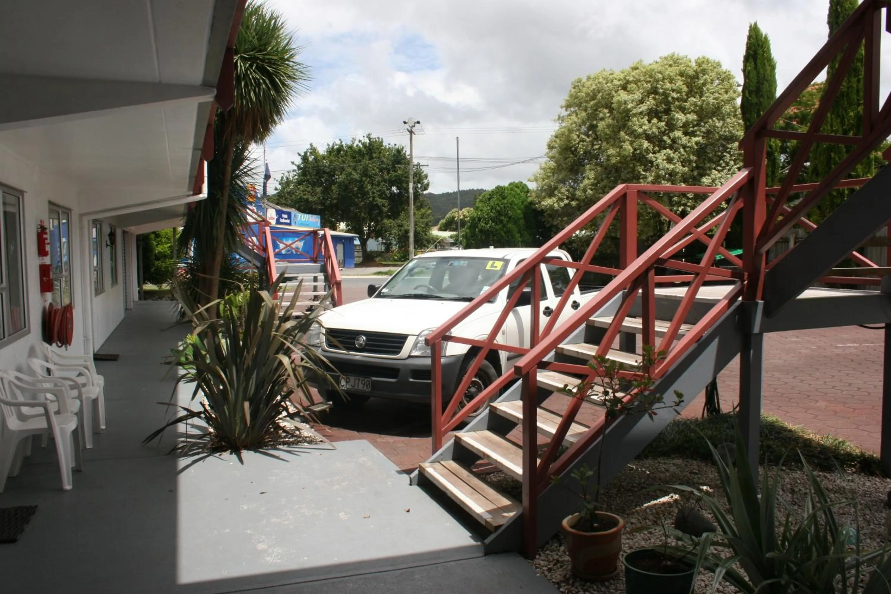 Day in Burgundy Rose Motel