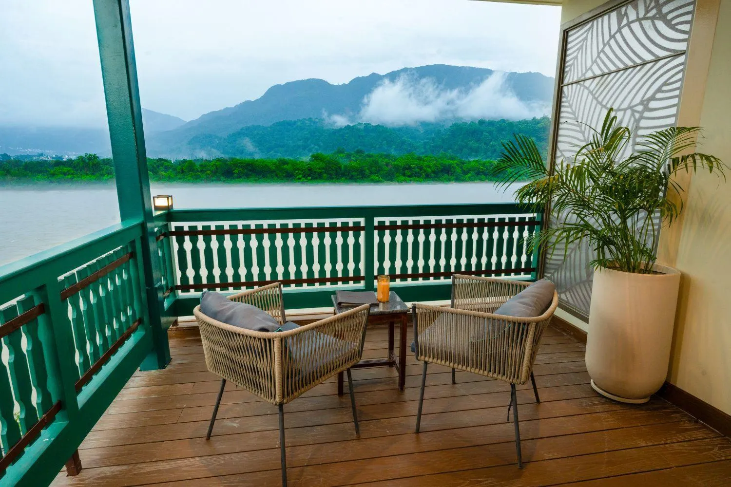 Balcony/Terrace in GANGA KINARE- A Riverside Boutique Resort, Rishikesh