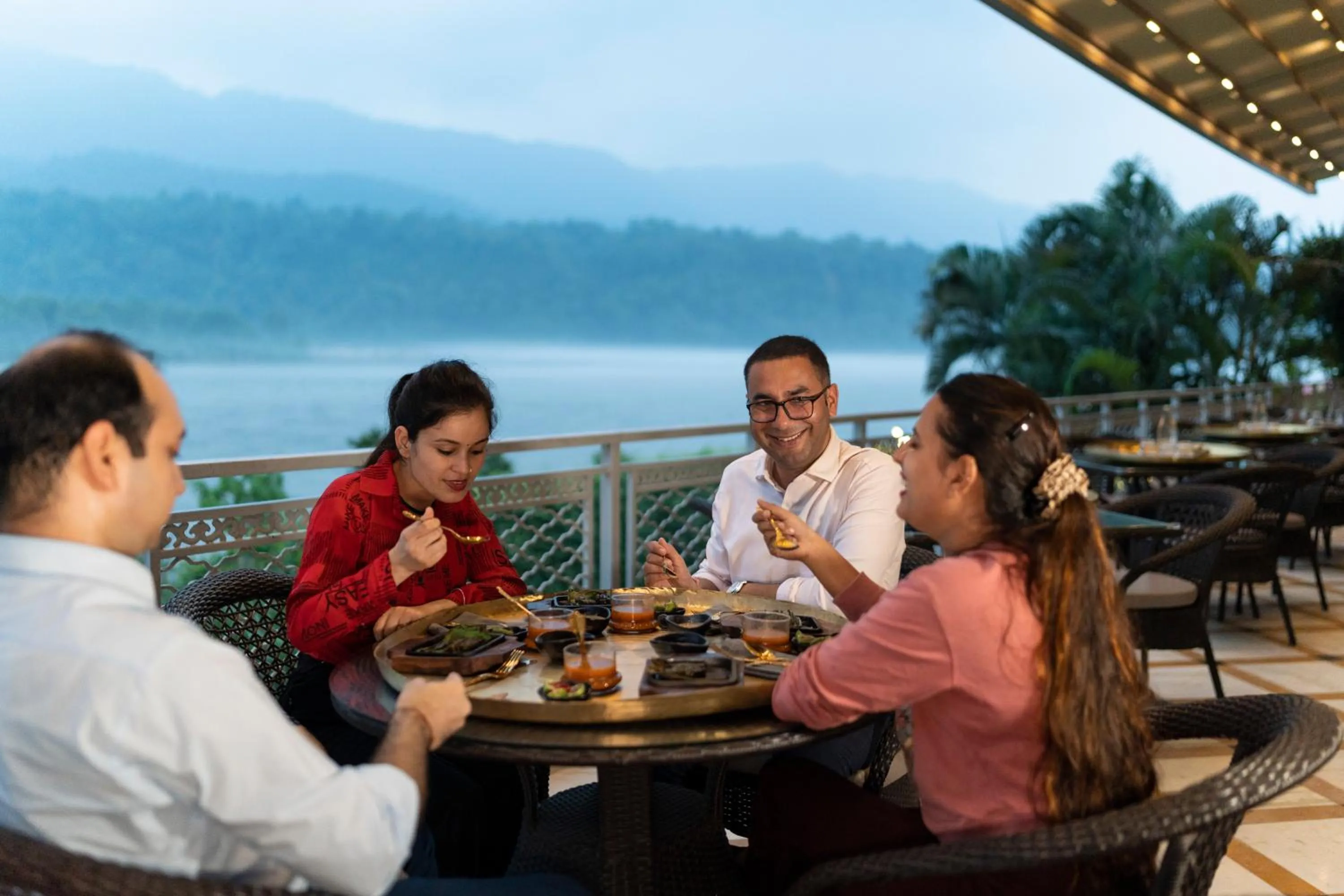 Restaurant/places to eat in GANGA KINARE- A Riverside Boutique Resort, Rishikesh