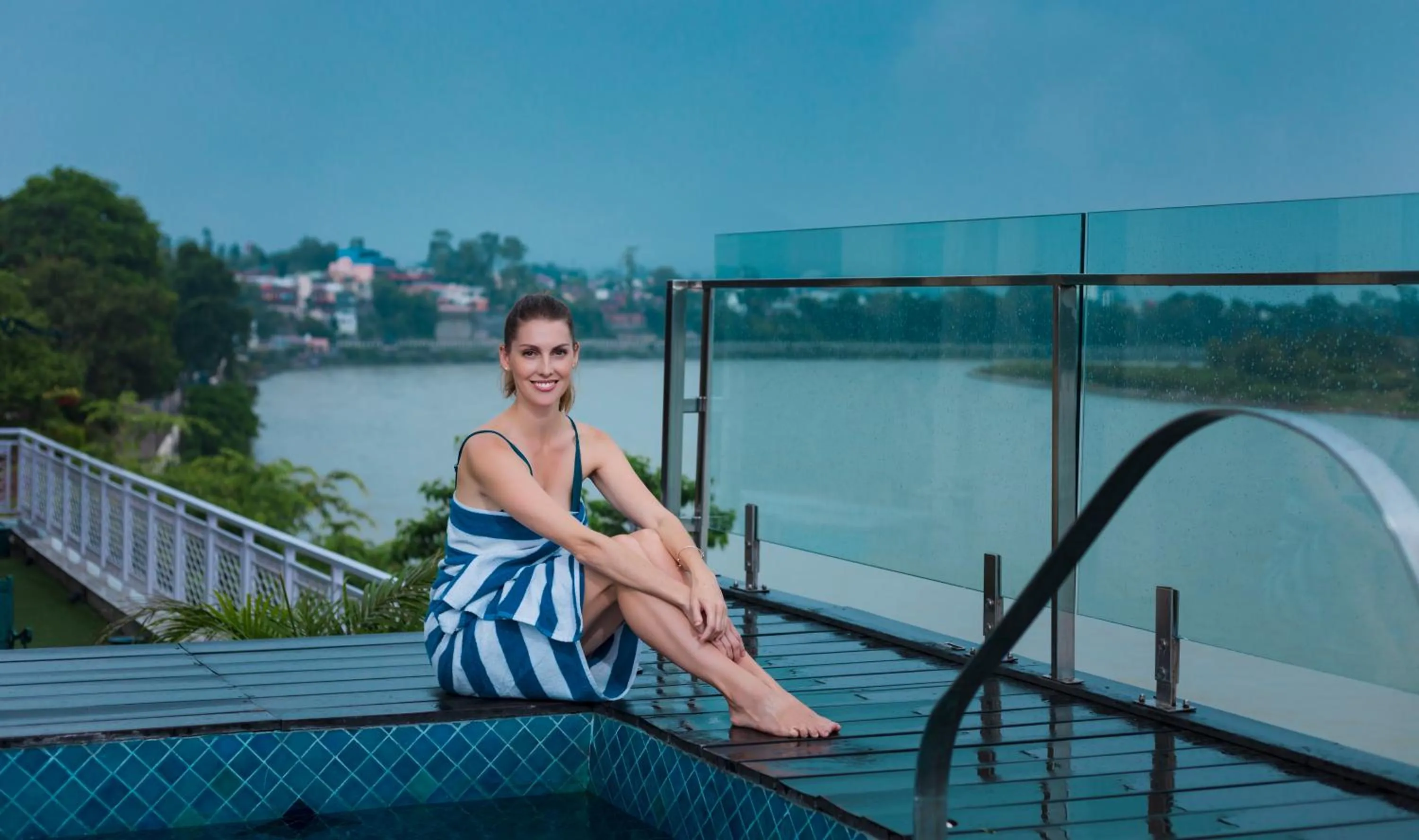 River view in GANGA KINARE- A Riverside Boutique Resort, Rishikesh