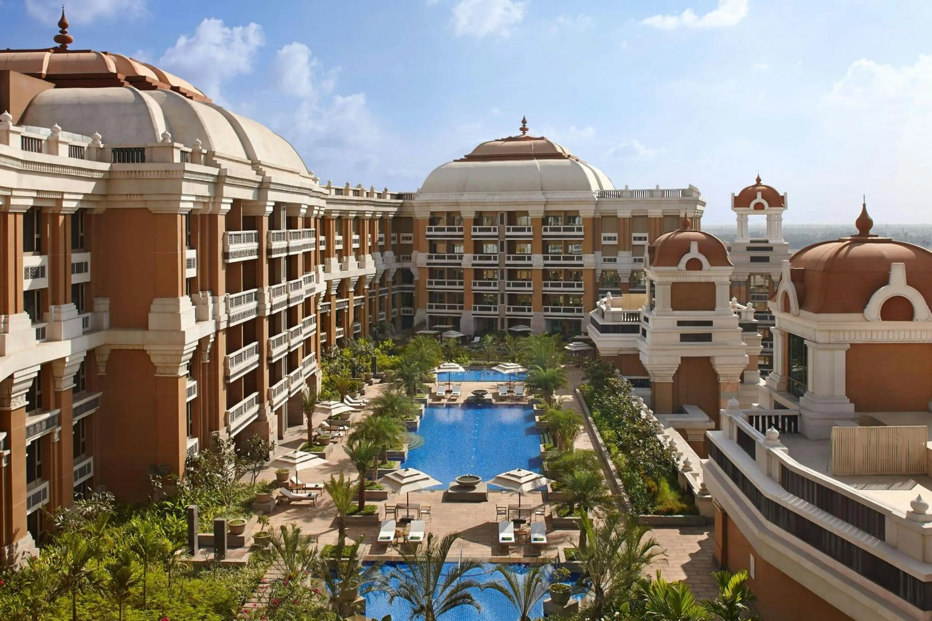Swimming pool in ITC Grand Chola, a Luxury Collection Hotel, Chennai