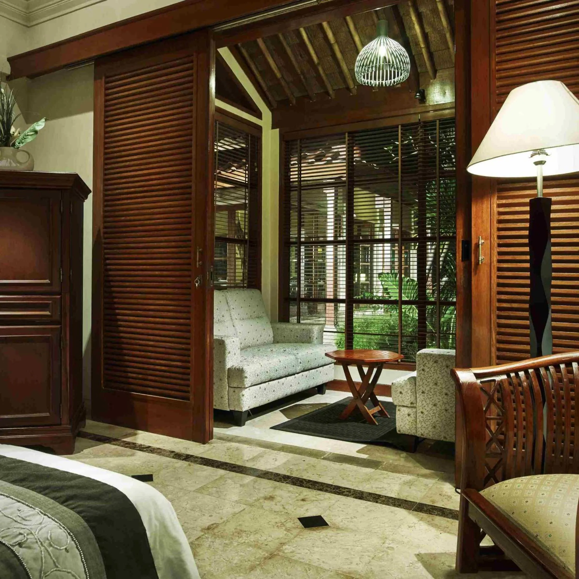 Seating area in Villa Stefan