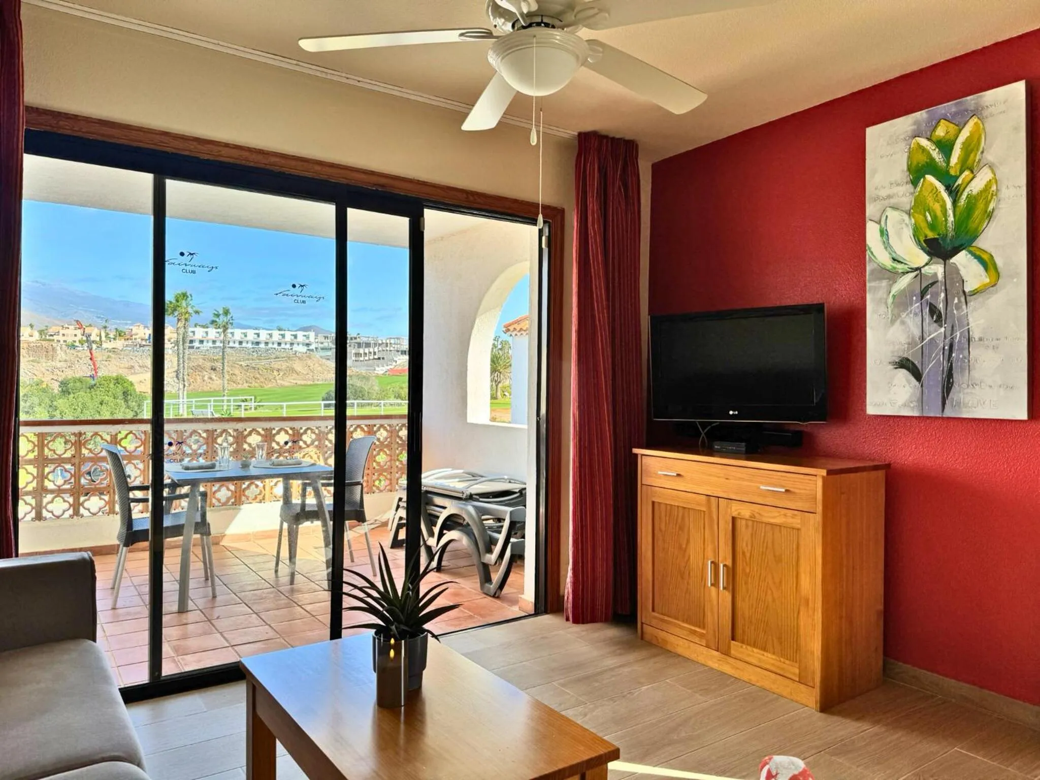 Living room in Fairways Club