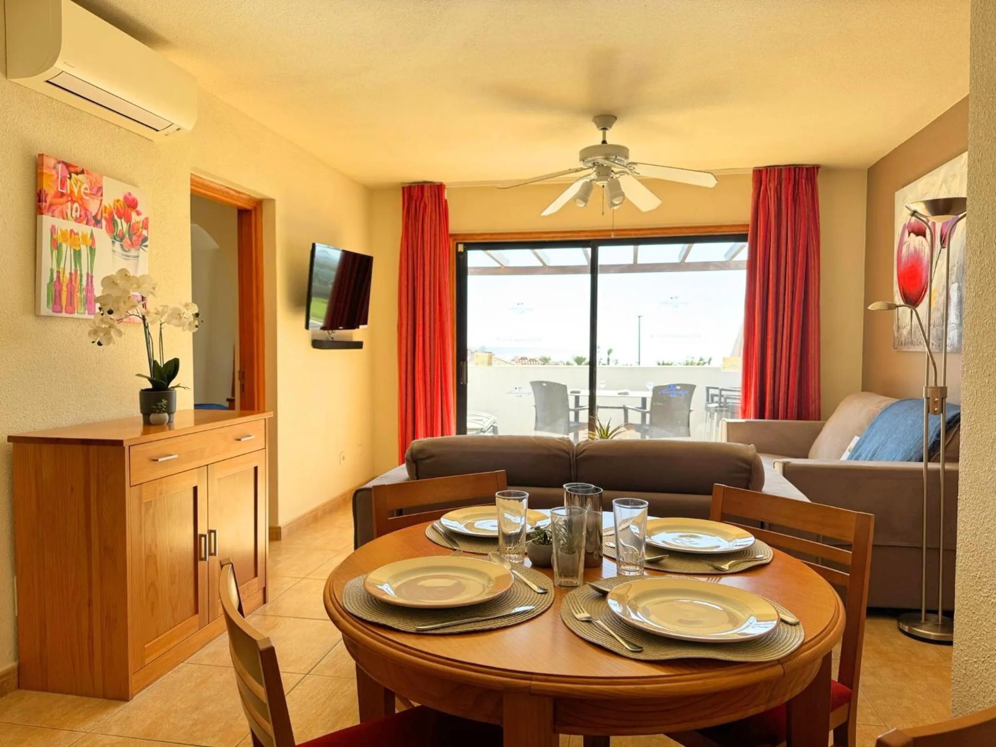 Living room in Fairways Club