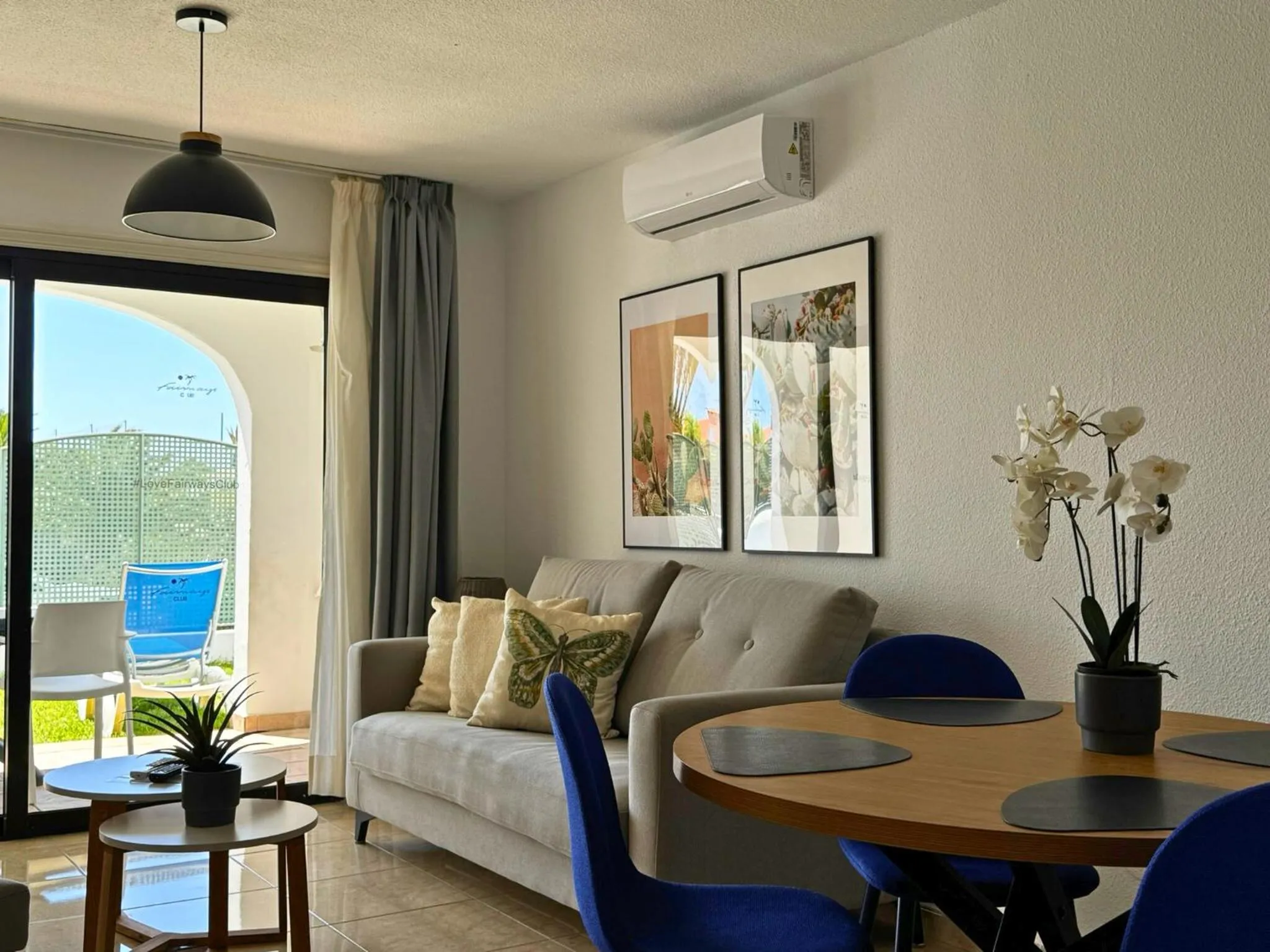 Living room in Fairways Club