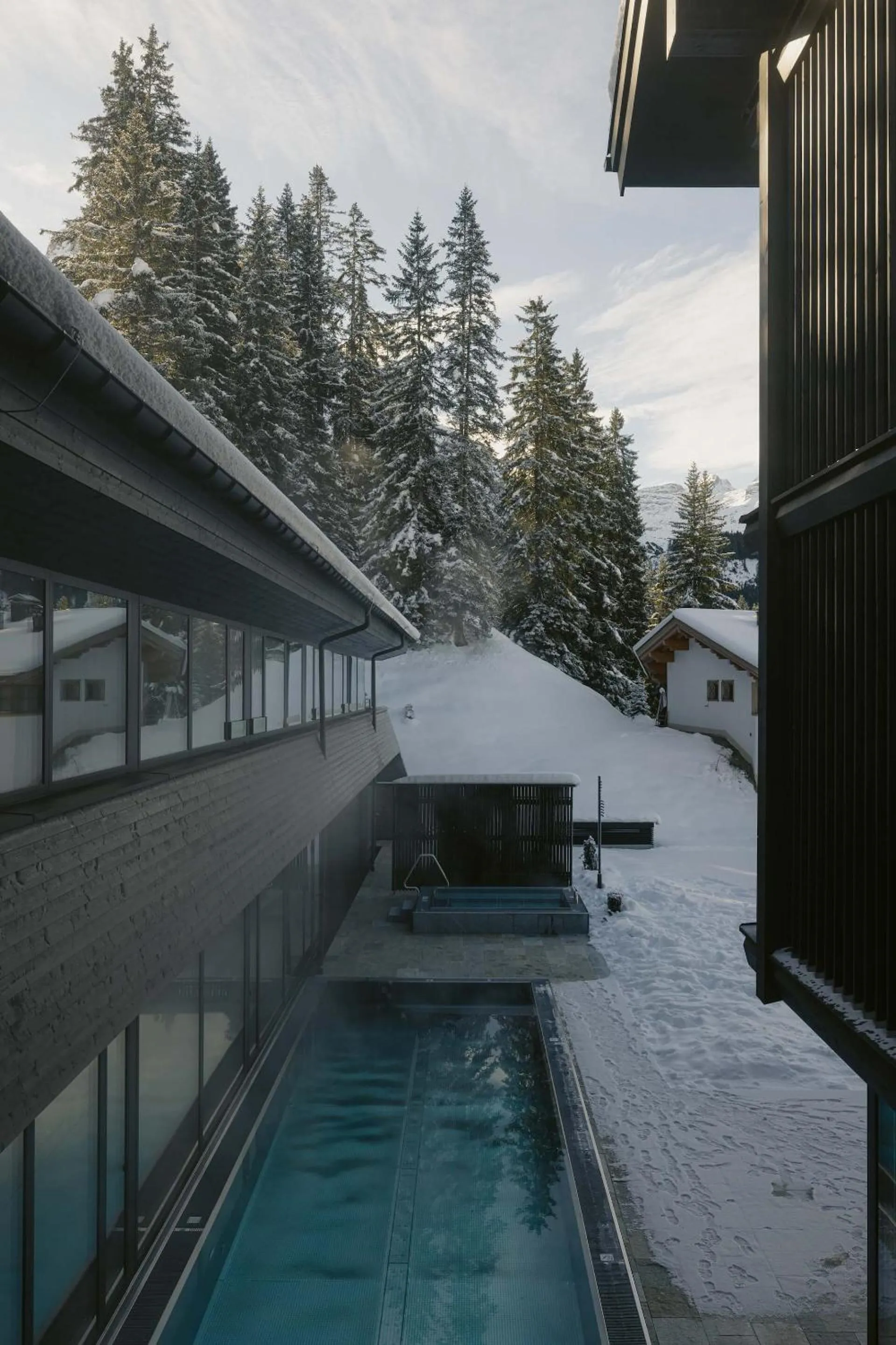 Hot Tub in NEW Hotel Kristberg in Lech - new opening since December 2025
